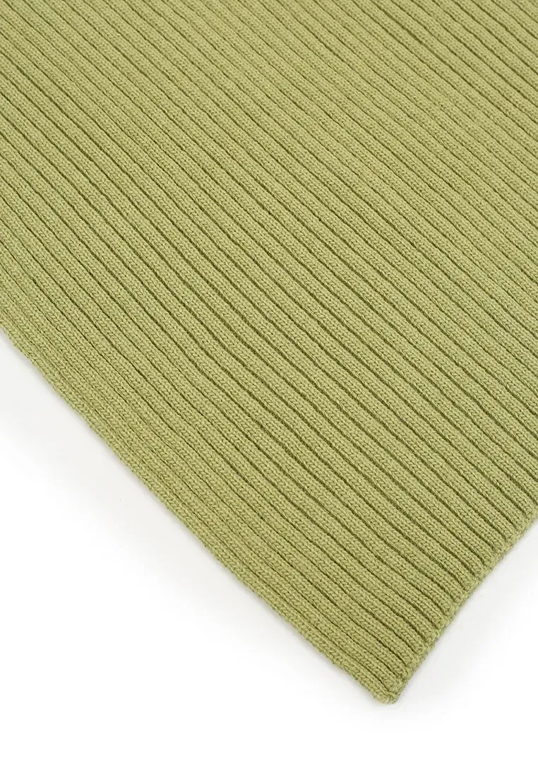 Вязаный шерстяной шарф