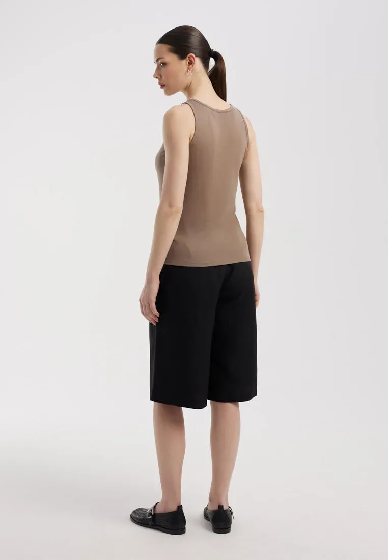 Трикотажная майка с лиоцеллом