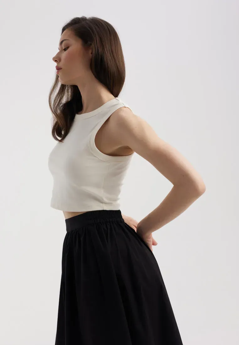 Юбка миди из 100% хлопка