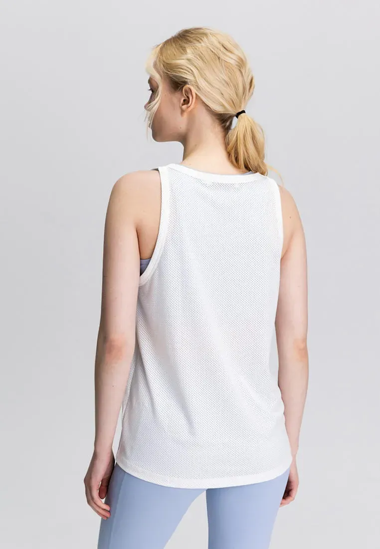 Майка из сетчатой ткани Fitness