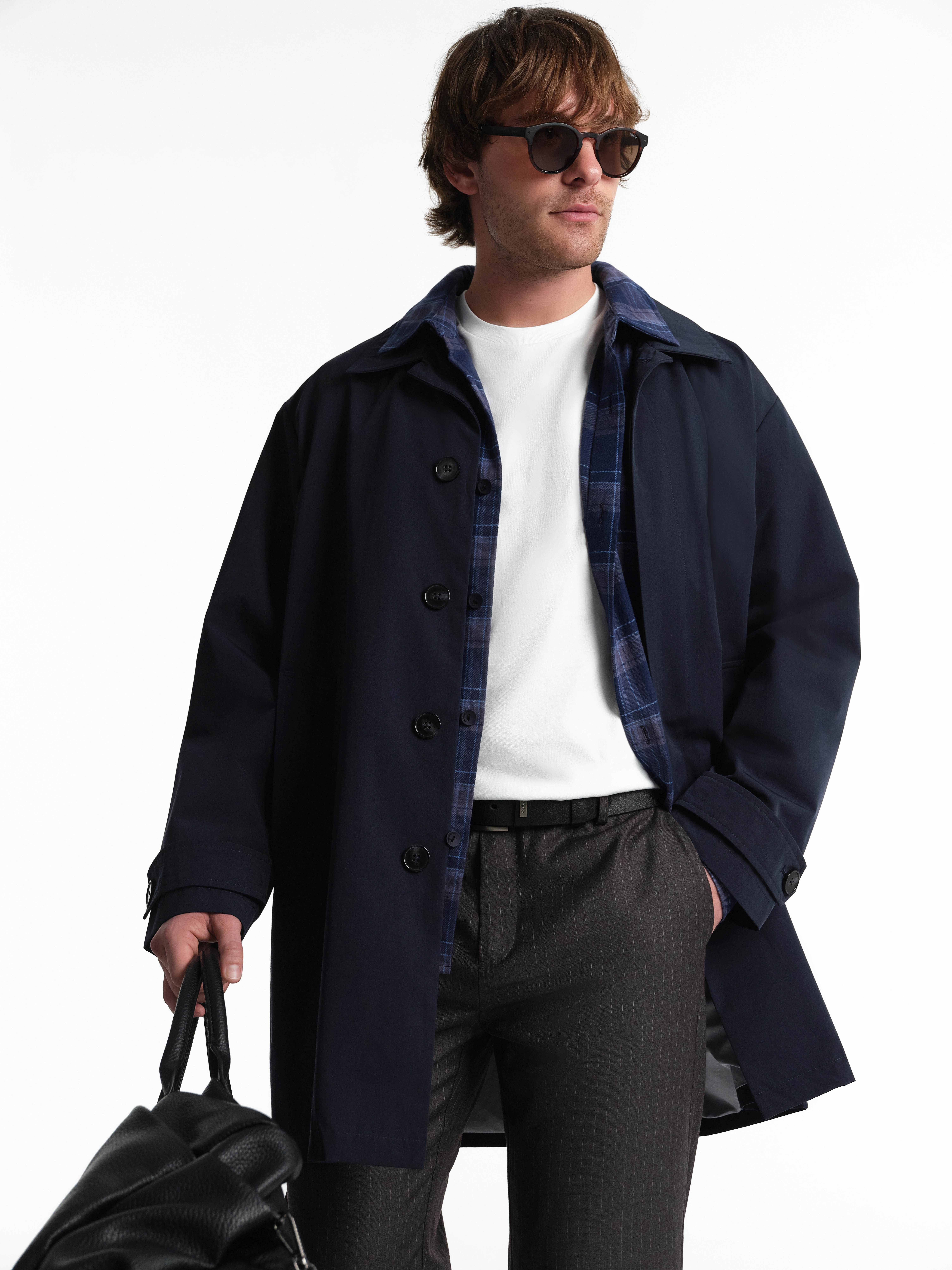 Рубашка из 100% хлопка в клетку , фотография 1