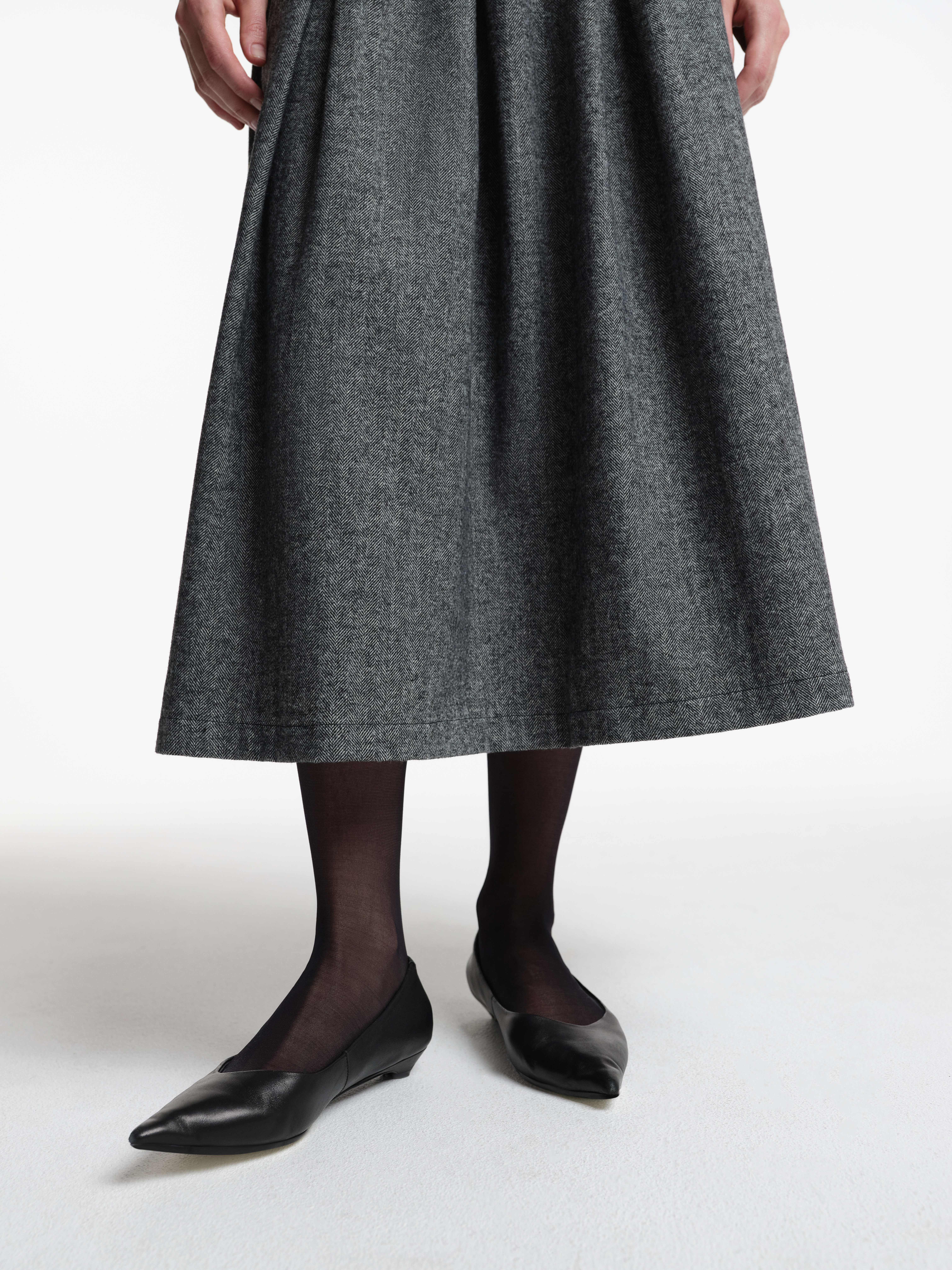 Юбка миди с шерстью, фото 5