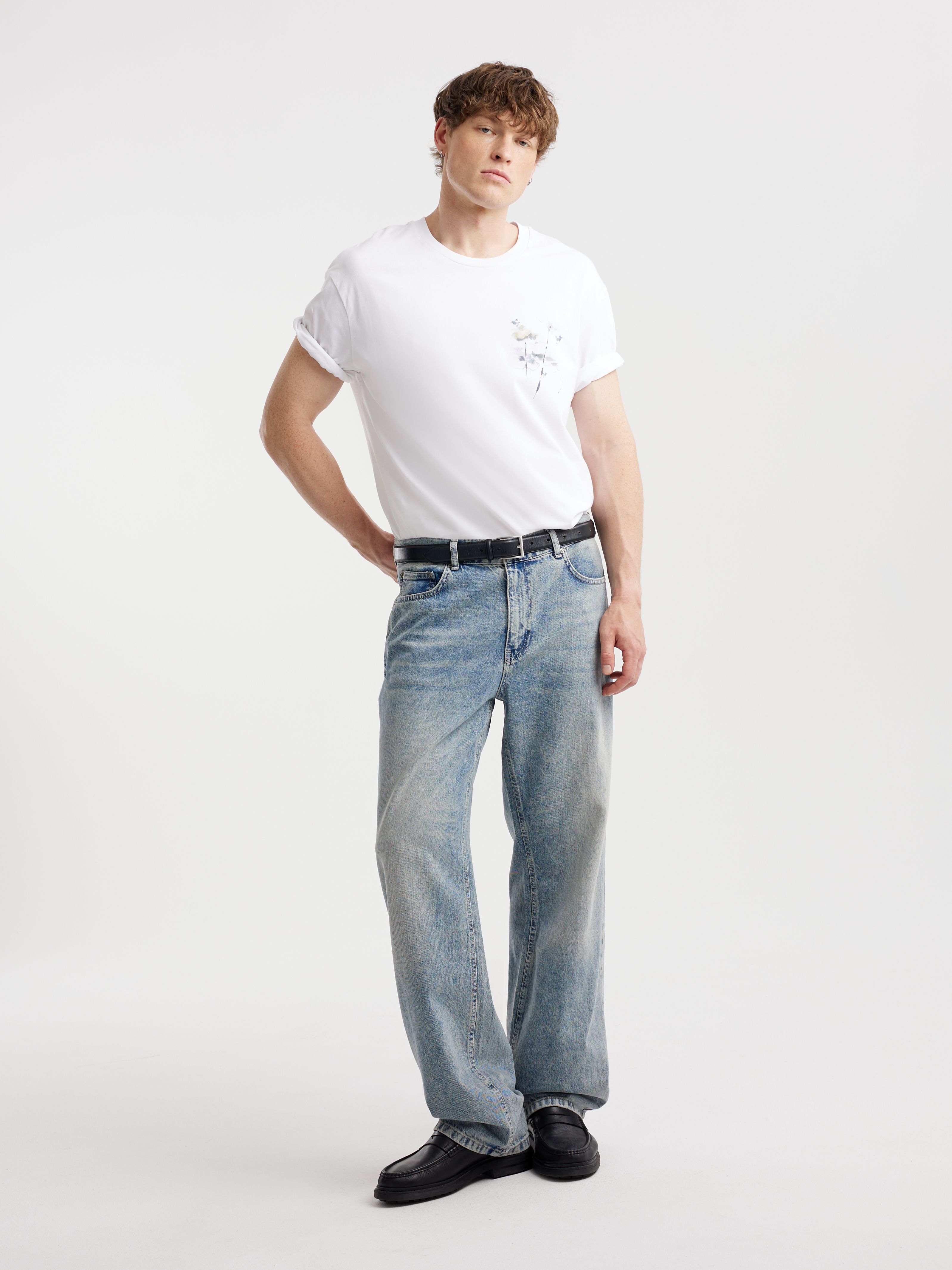 Футболка UNISEX с акварельным принтом supima cotton, фотография 9