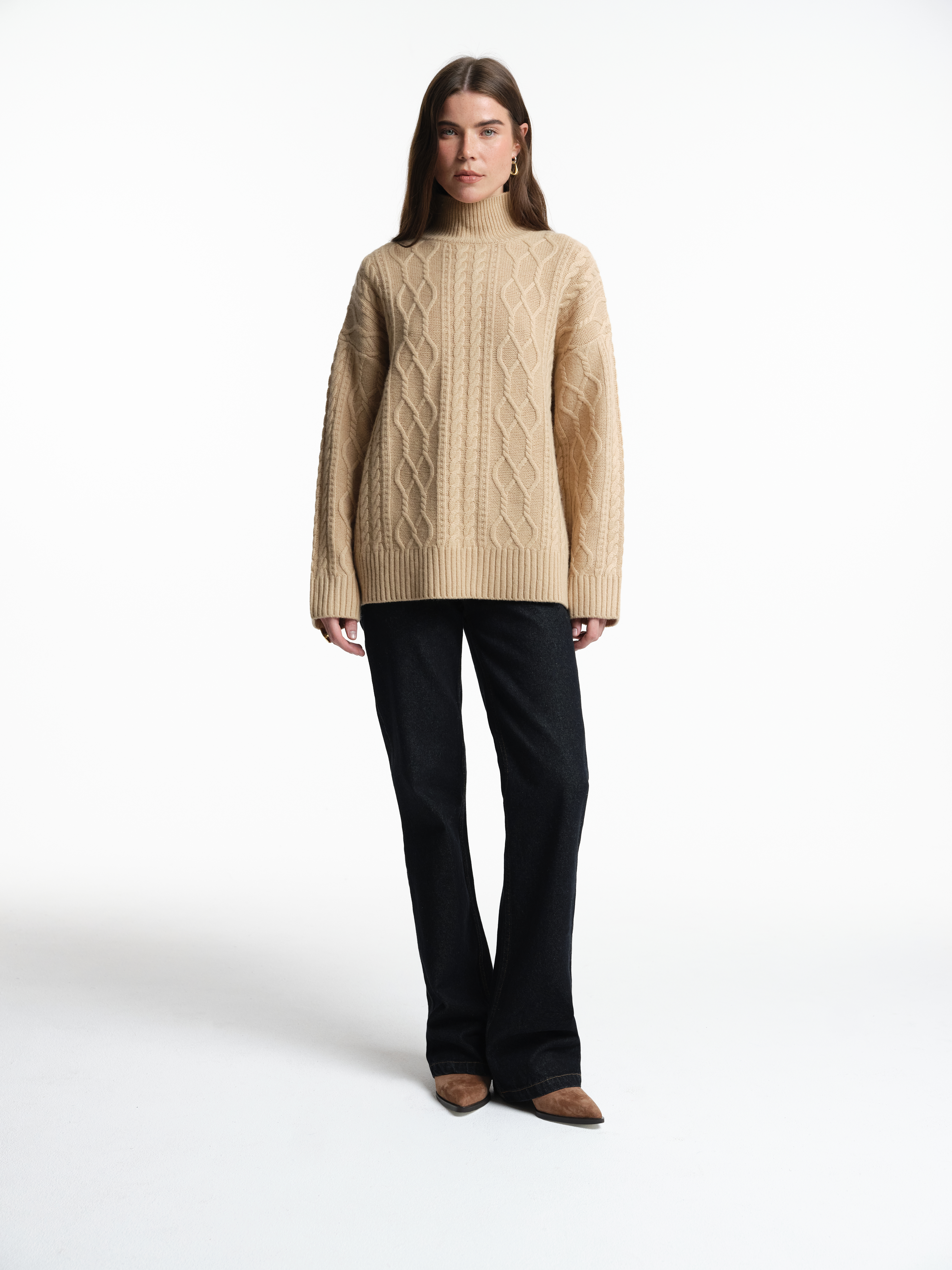 Свитер фактурной вязки с шерстью, фотография 2