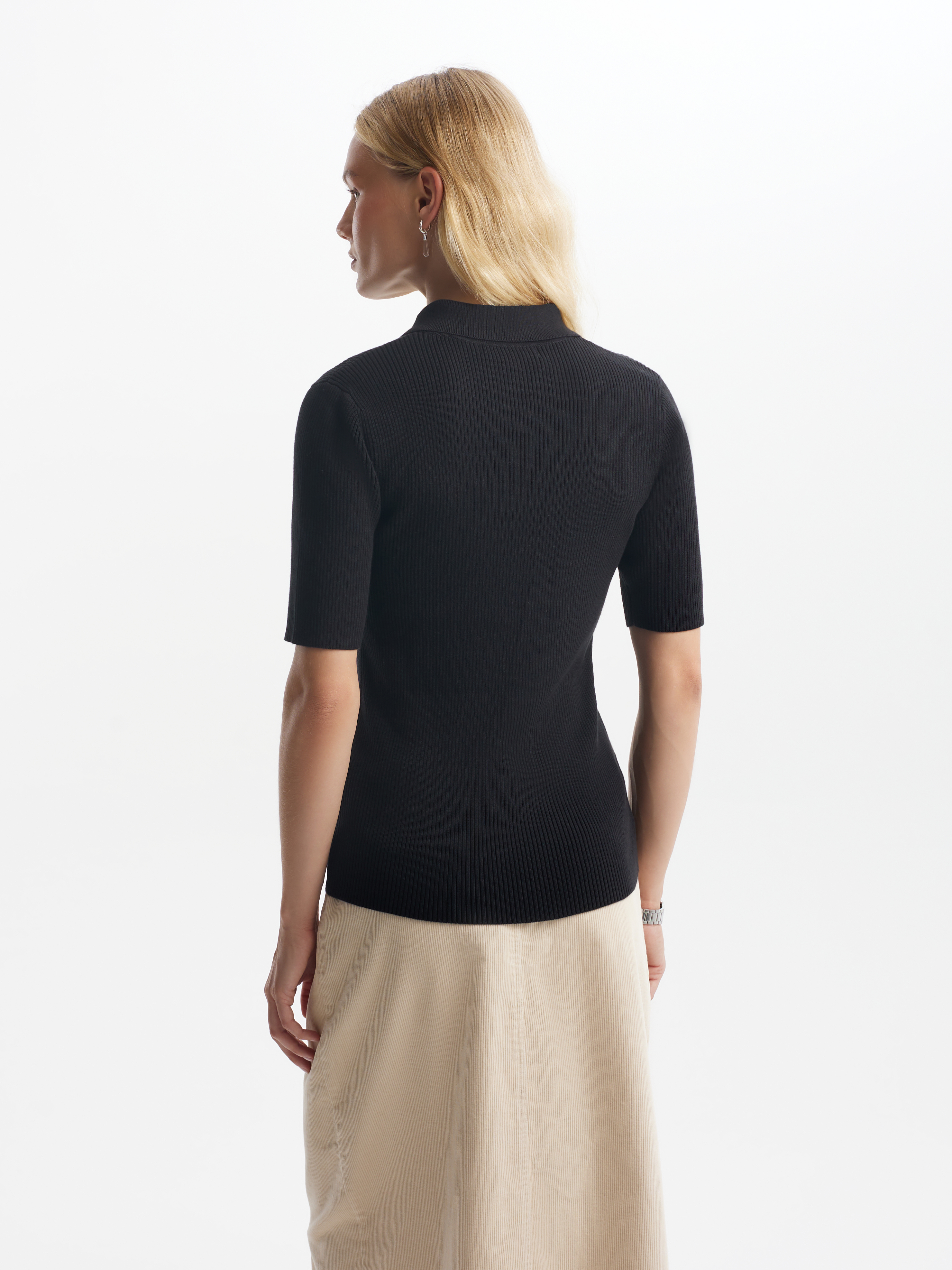 Джемпер-поло с коротким рукавом, фото 4