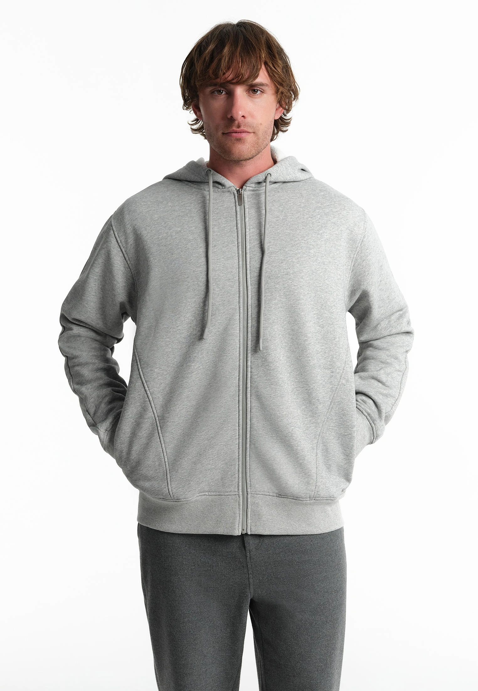 Утепленная oversize толстовка