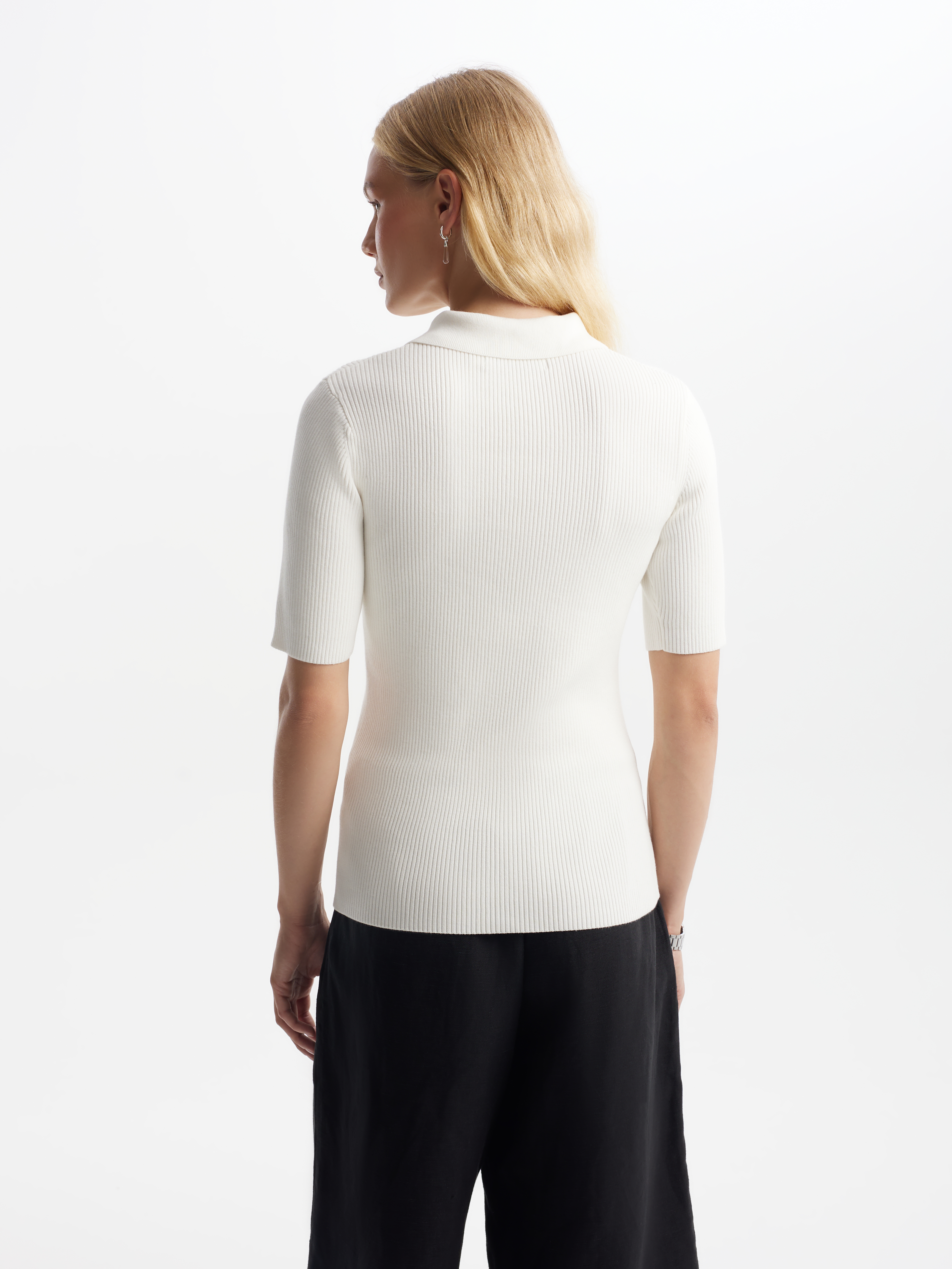 Джемпер-поло с коротким рукавом, фото 4