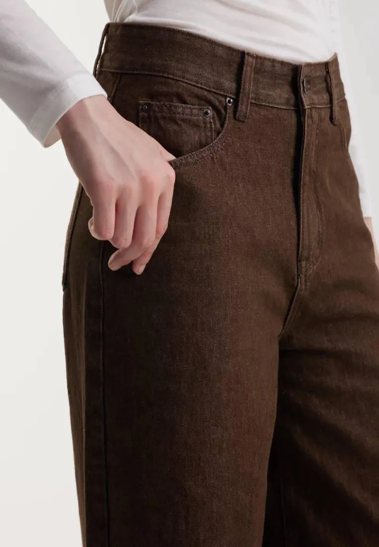 Джинсы удлиненные wide leg, фотография 5