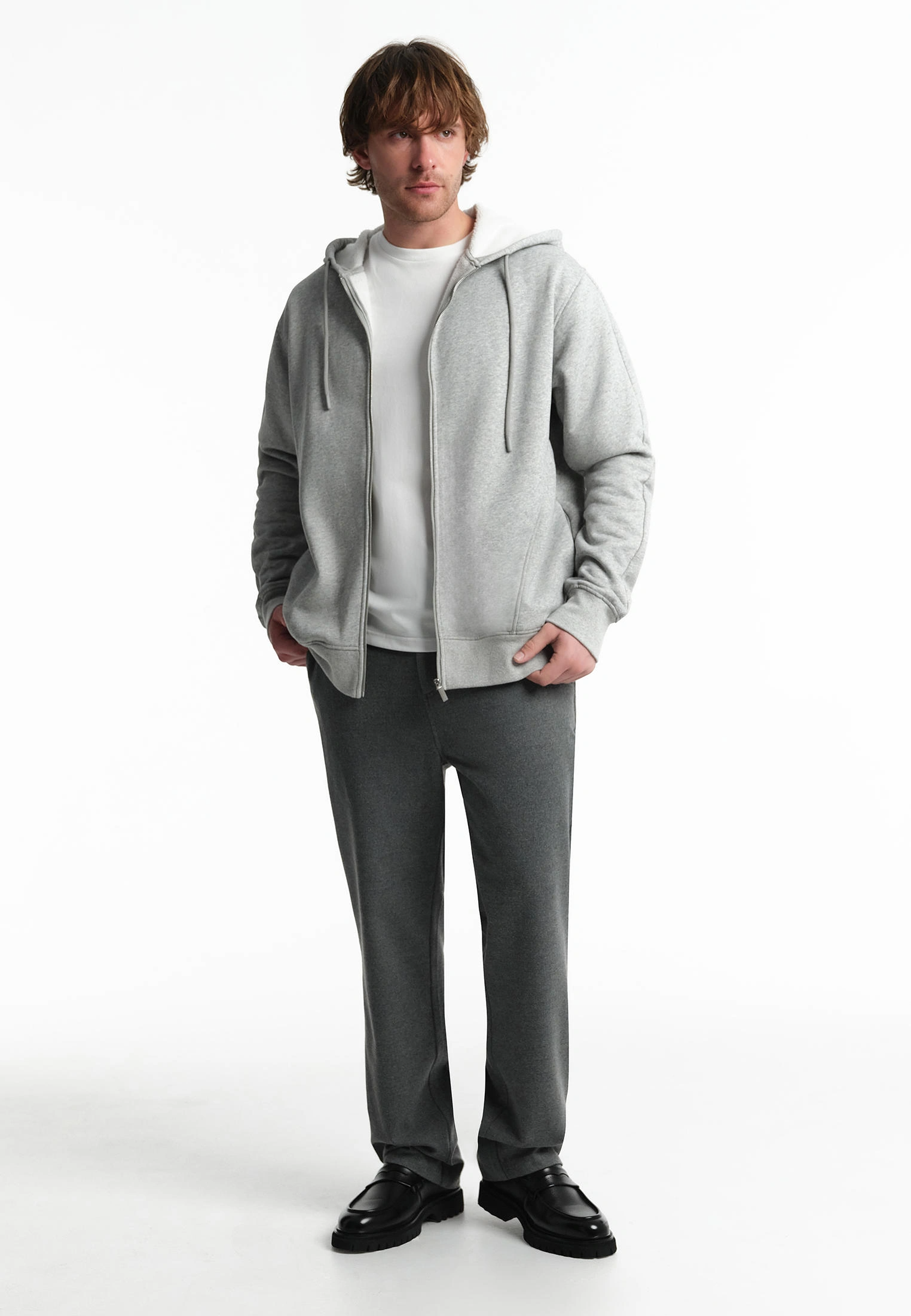 Утепленная oversize толстовка