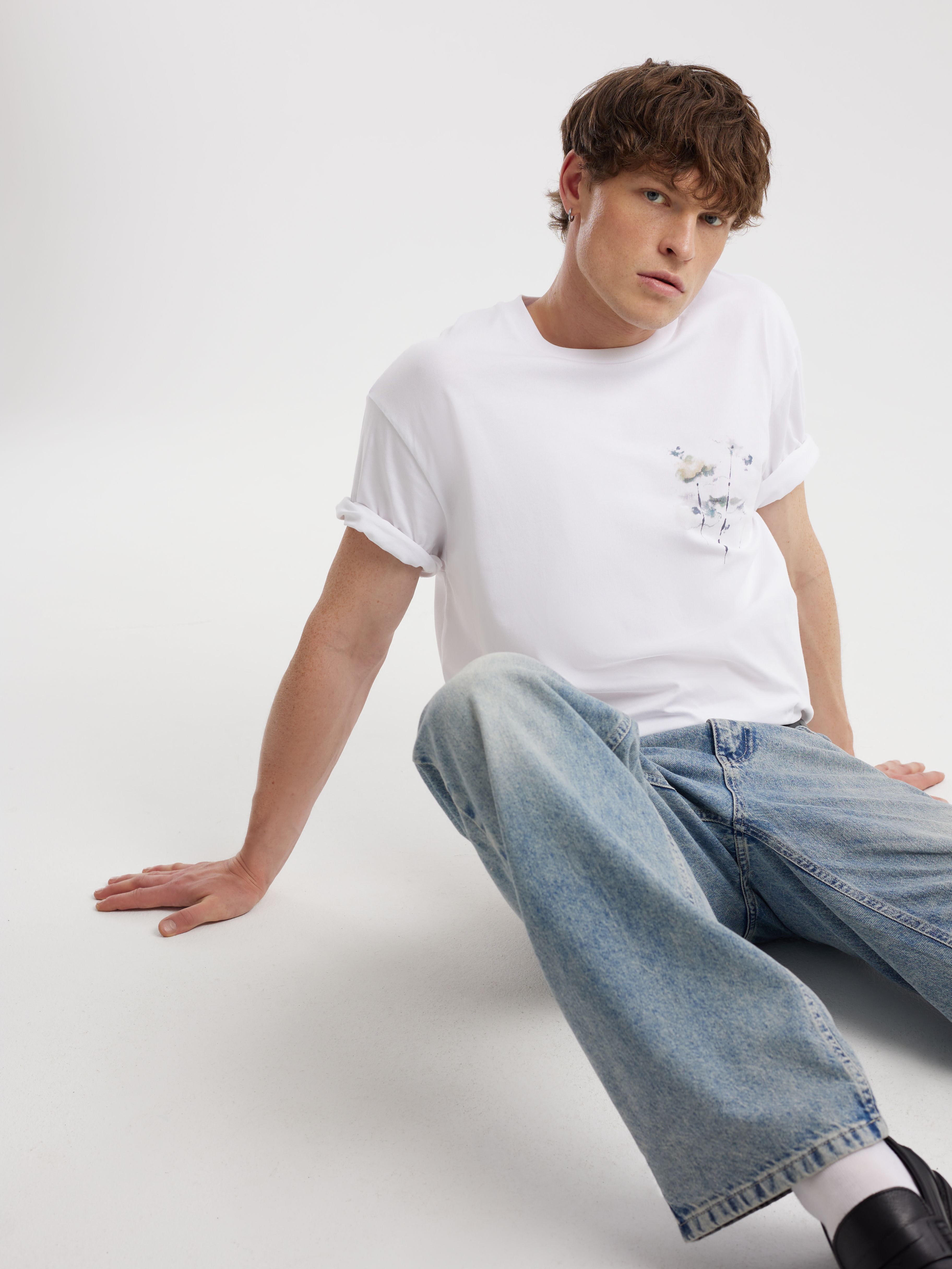 Футболка UNISEX с акварельным принтом supima cotton, фото 8