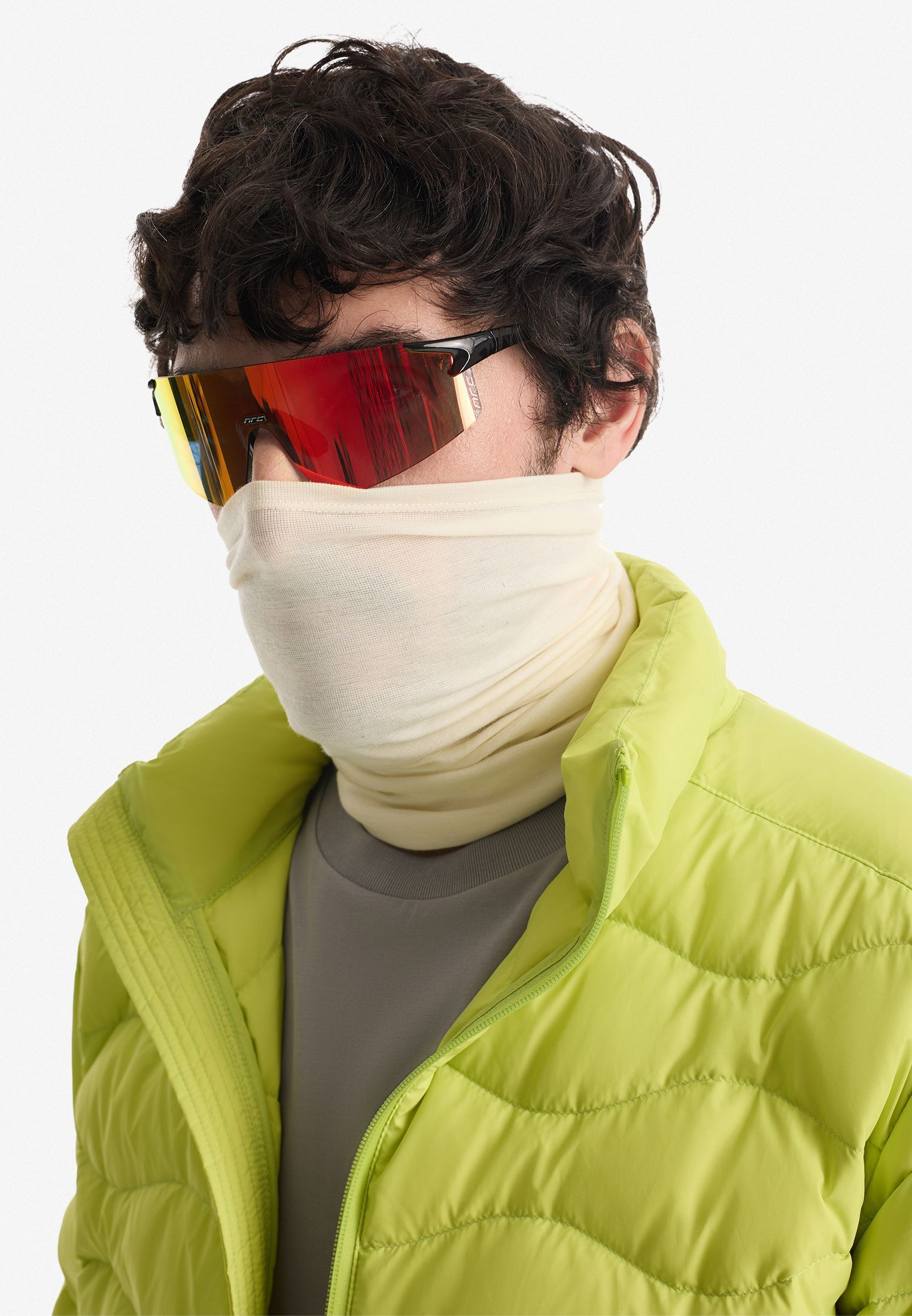 Бафф из смесового трикотажа с шерстью