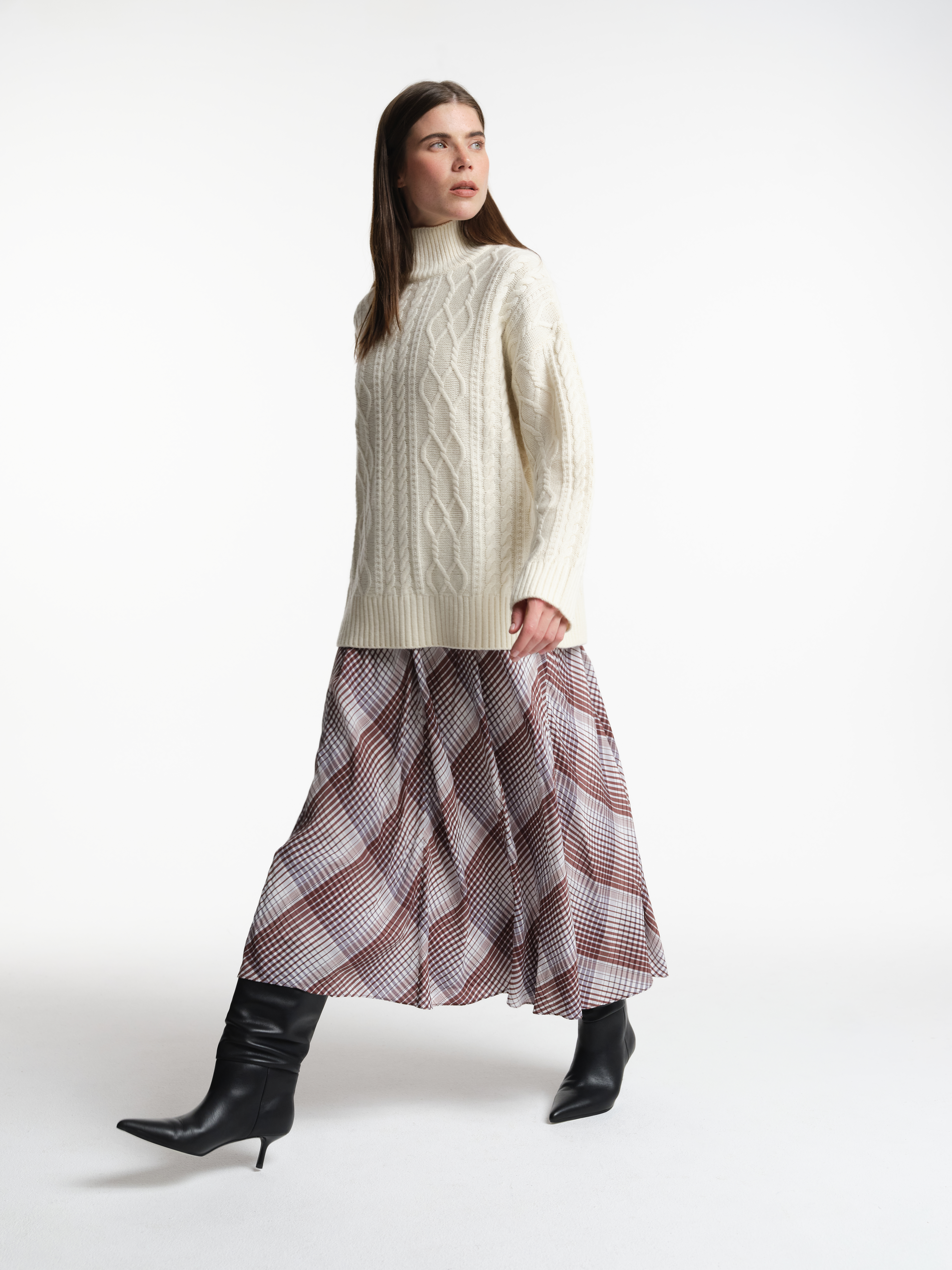 Свитер фактурной вязки с шерстью, фото 5