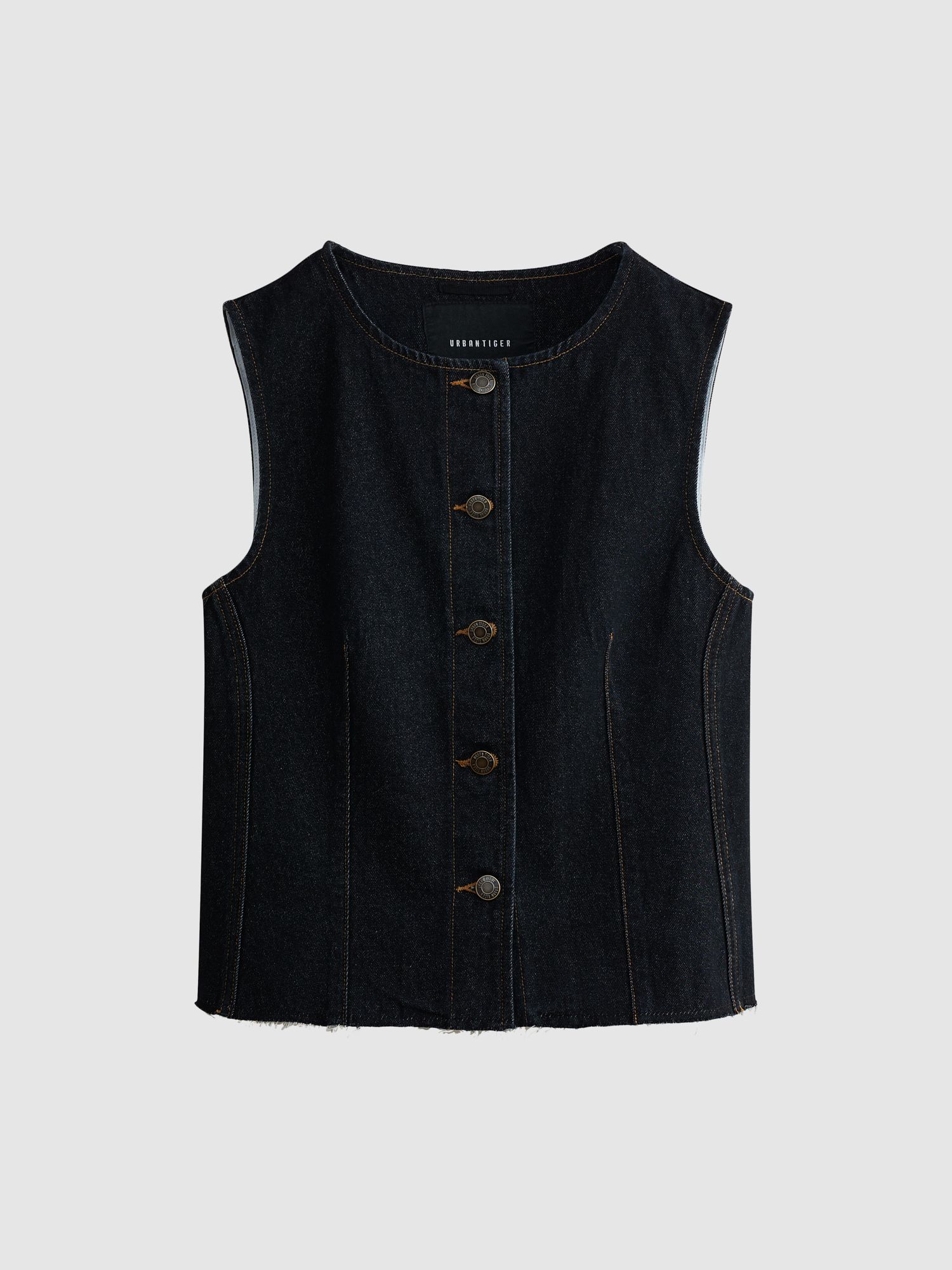 Жилет dark denim, фотография 5