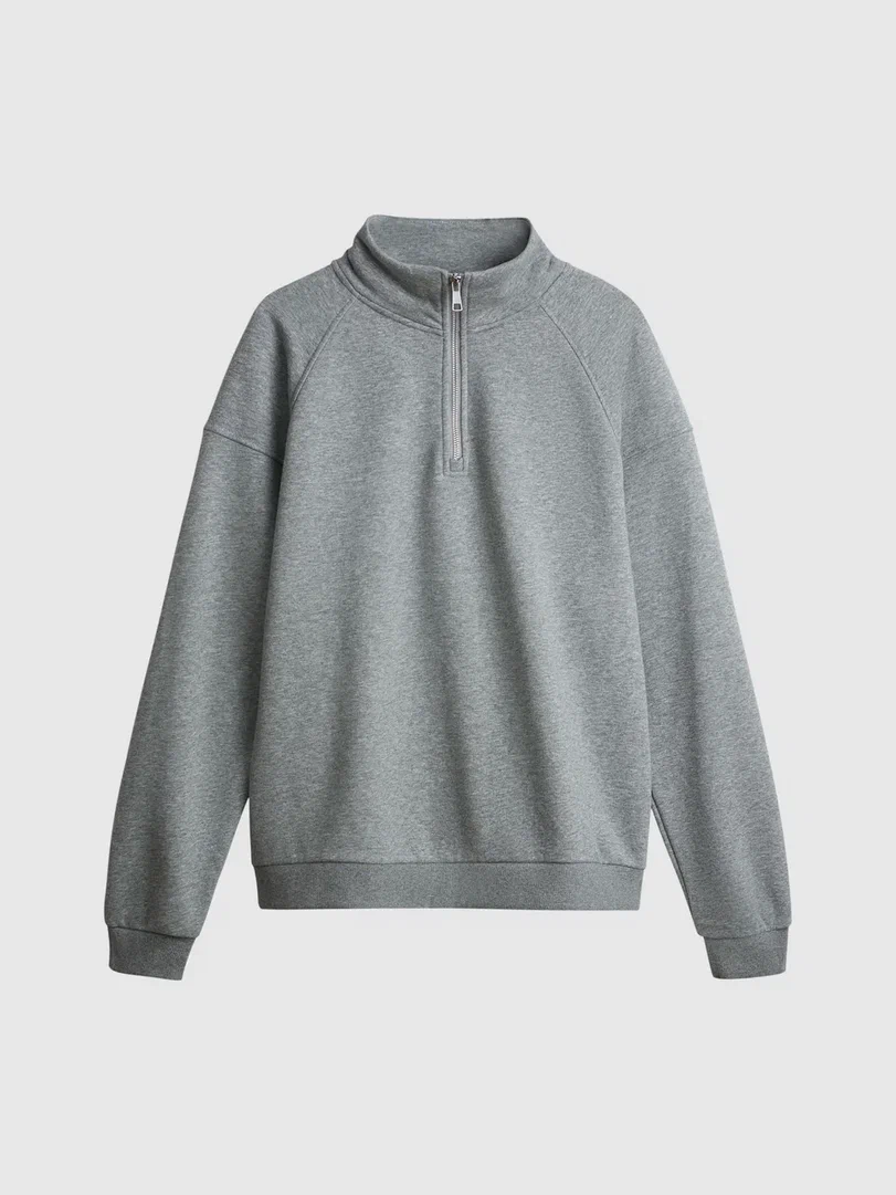 Трикотажный unisex свитшот на молнии , фото 9