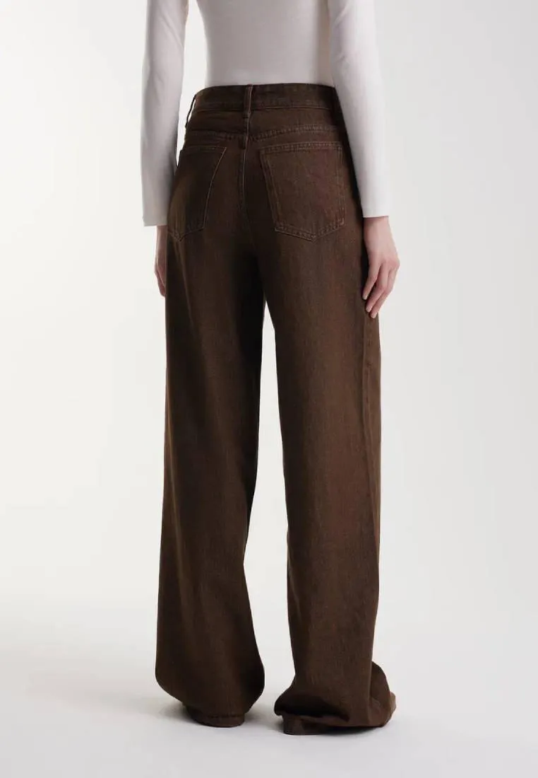 Джинсы удлиненные wide leg, фото 2