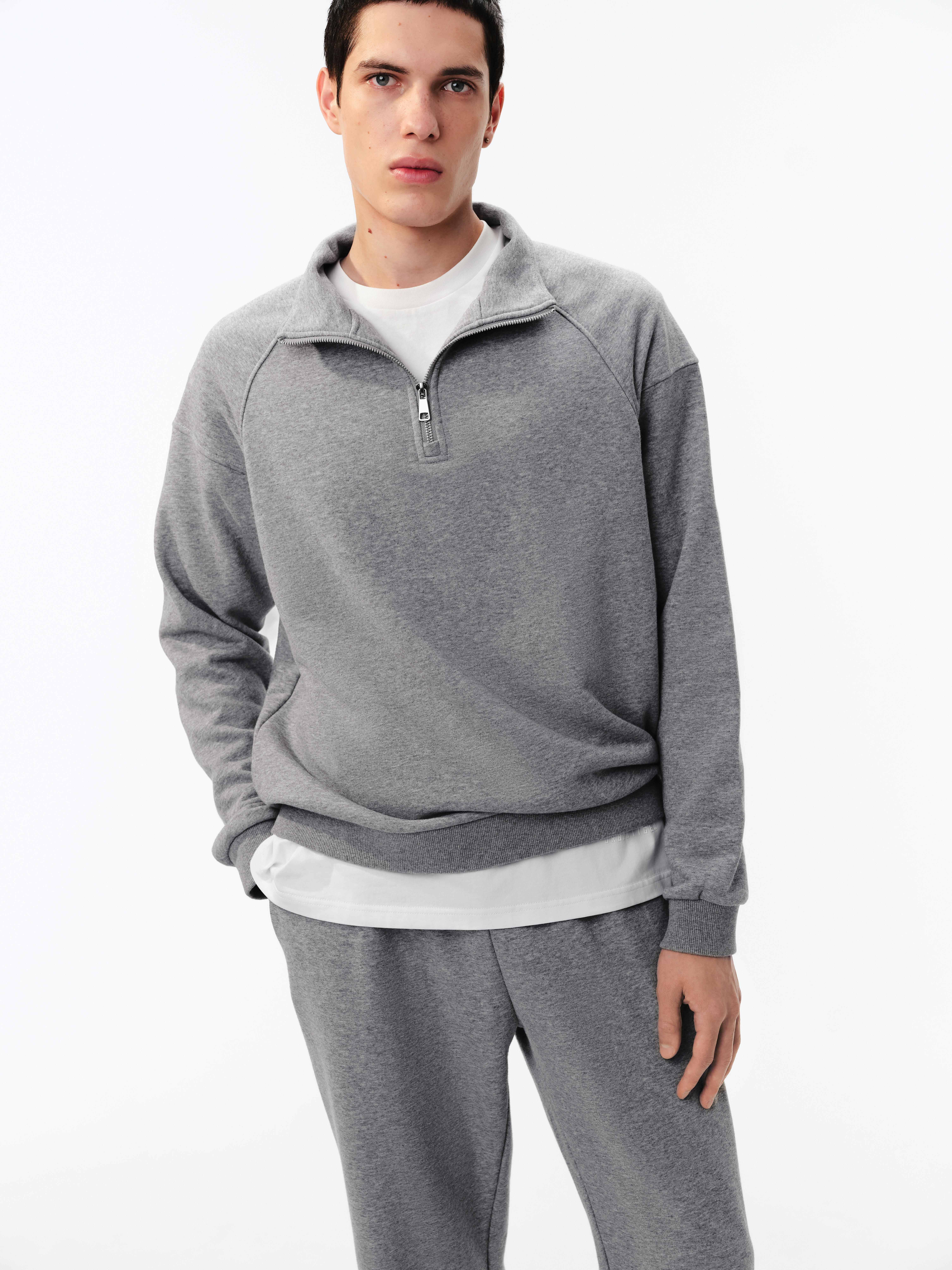 Трикотажный unisex свитшот на молнии , фото 5