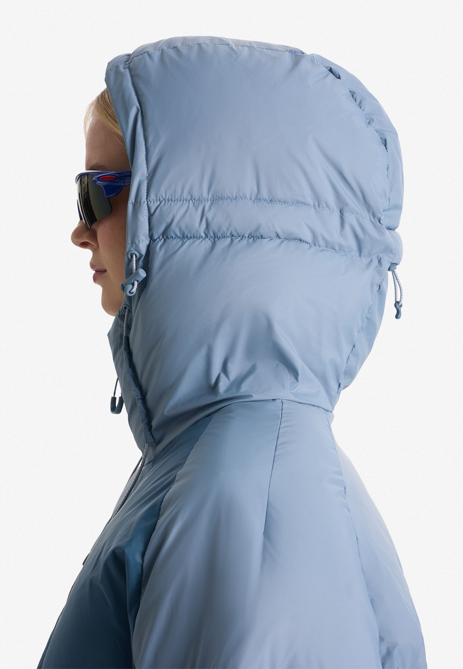 Утепленная куртка из нейлона рипстоп с мембраной 