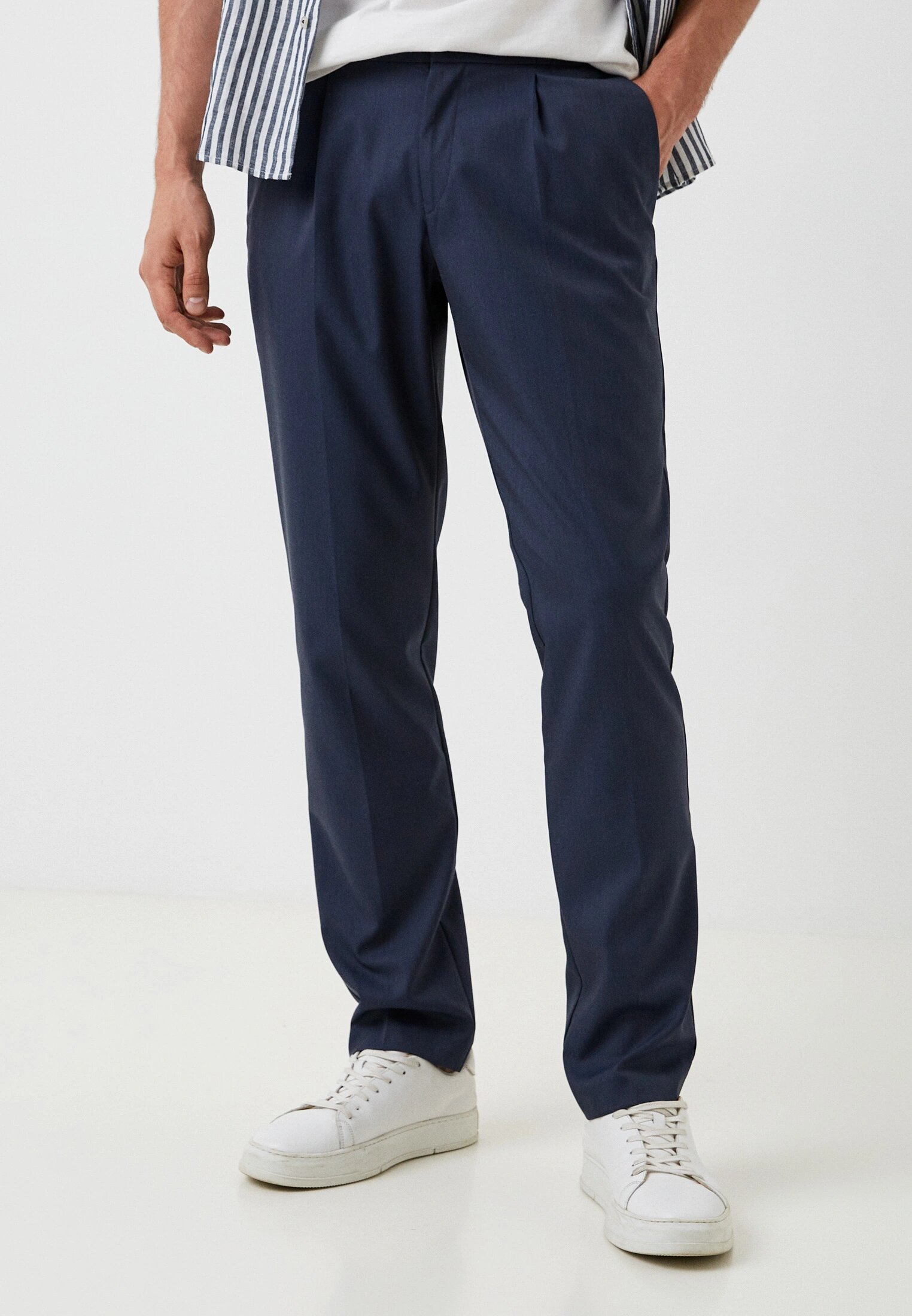 изображение прямые брюки из поливискозы