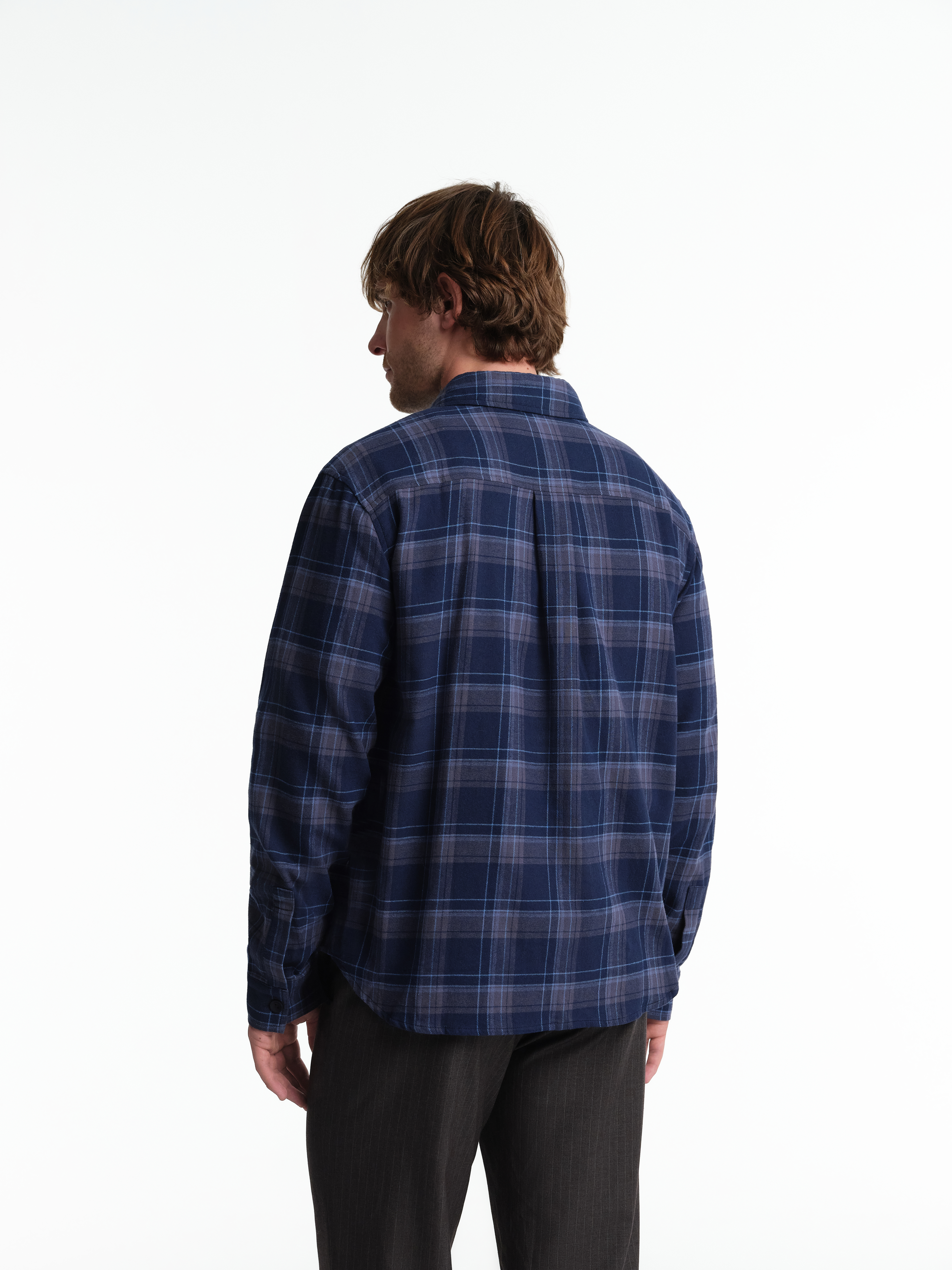 Рубашка из 100% хлопка в клетку , фото 3