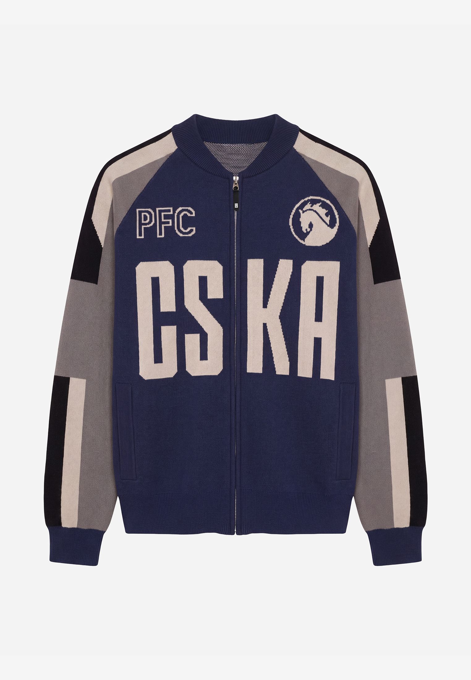 Жаккардовый кардиган из смесовой пряжи UT x CSKA