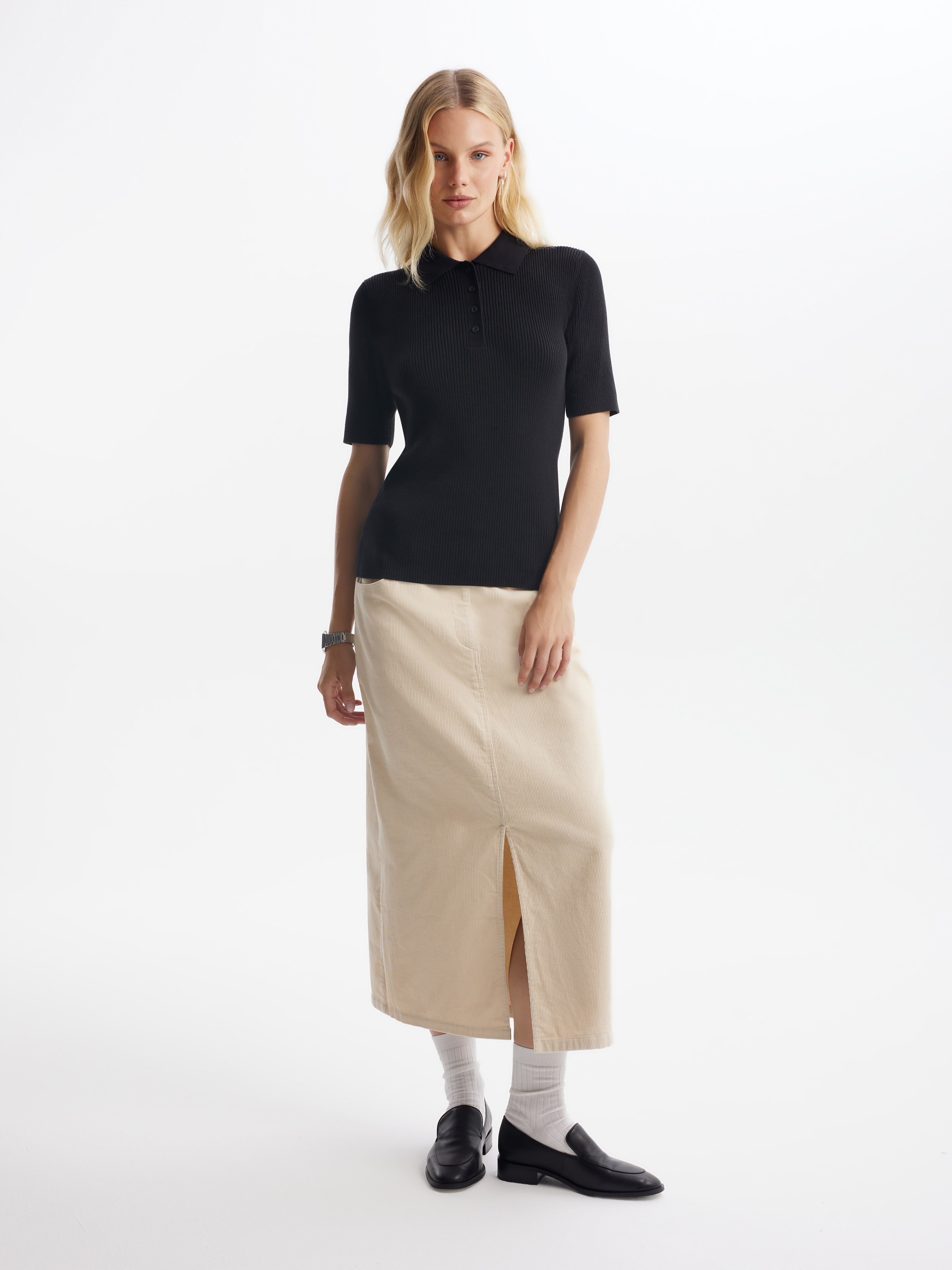 Джемпер-поло с коротким рукавом, фотография 5