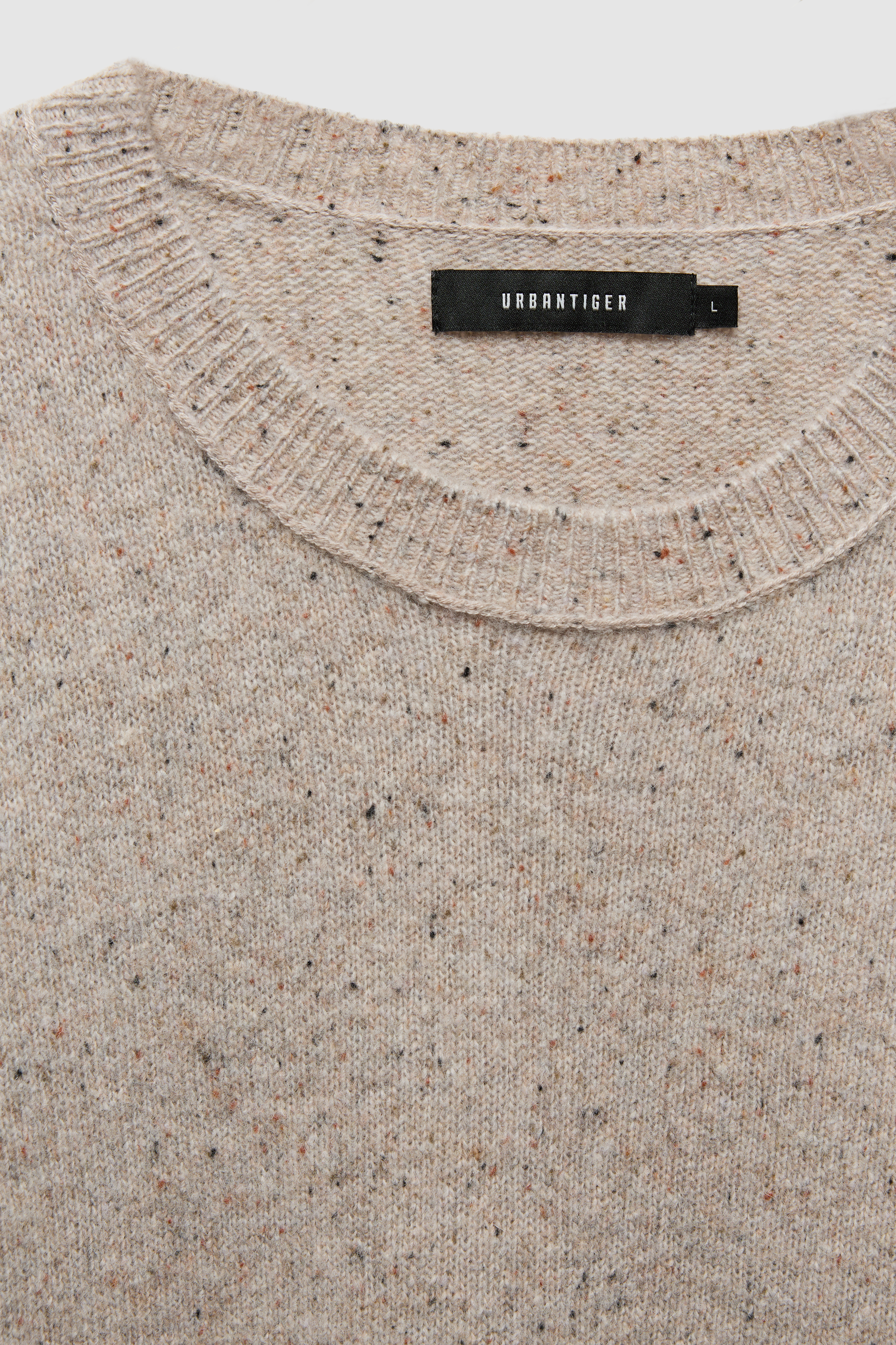 Джемпер с шерстью с эффектом меланж , фото 5