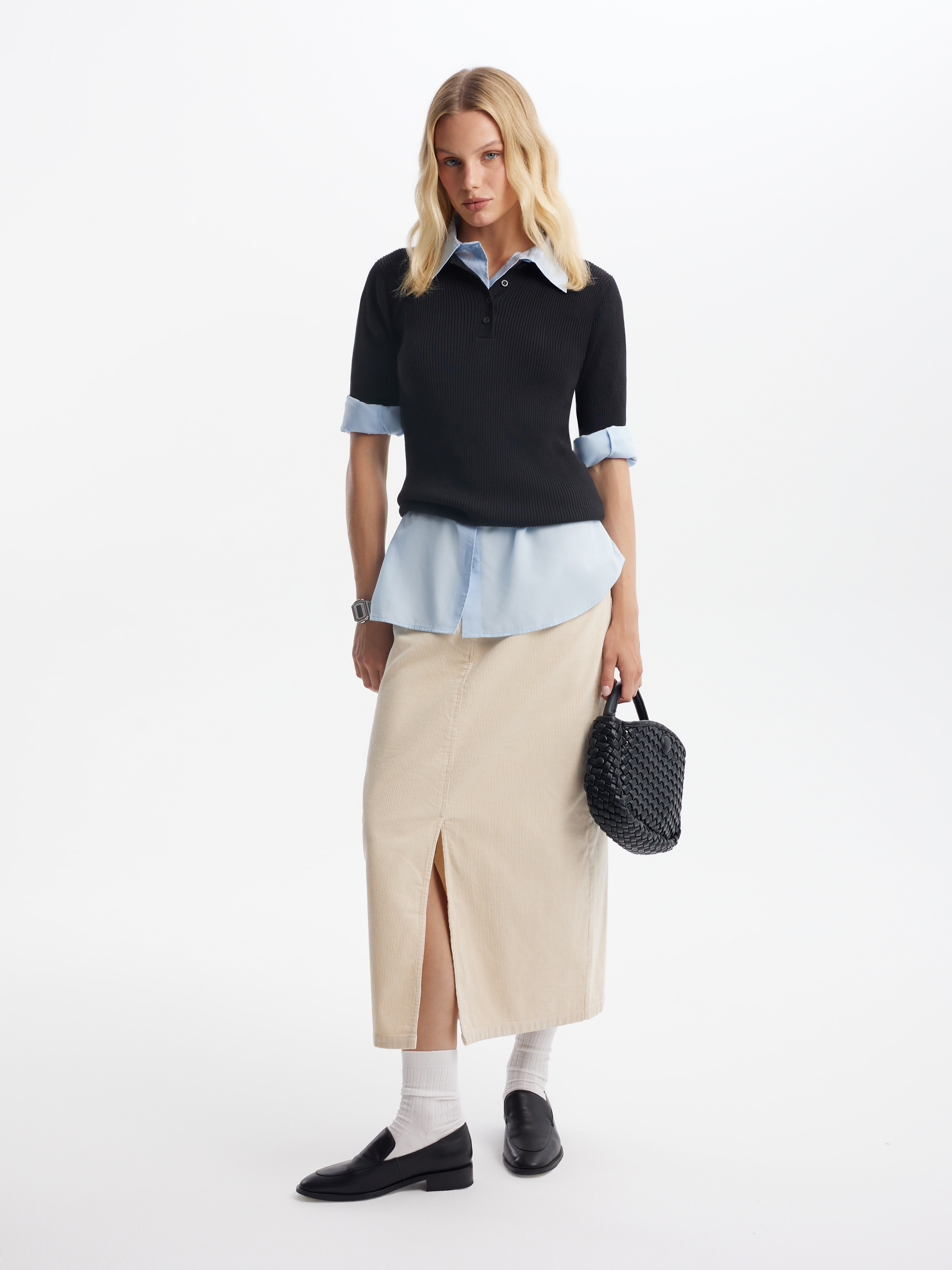 Джемпер-поло с коротким рукавом, фотография 1