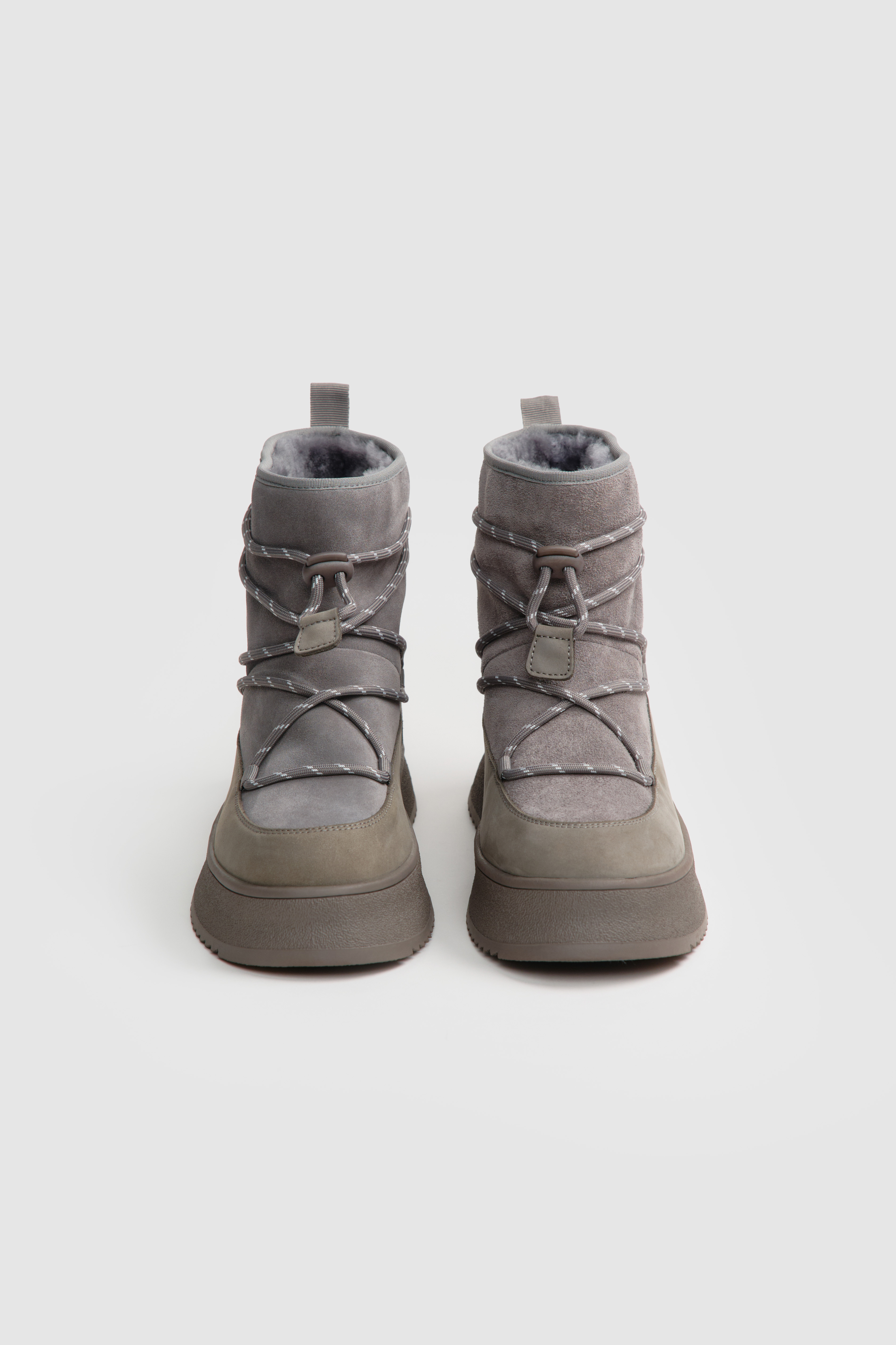 Утепленные ботинки из натуральной замши , фото 3