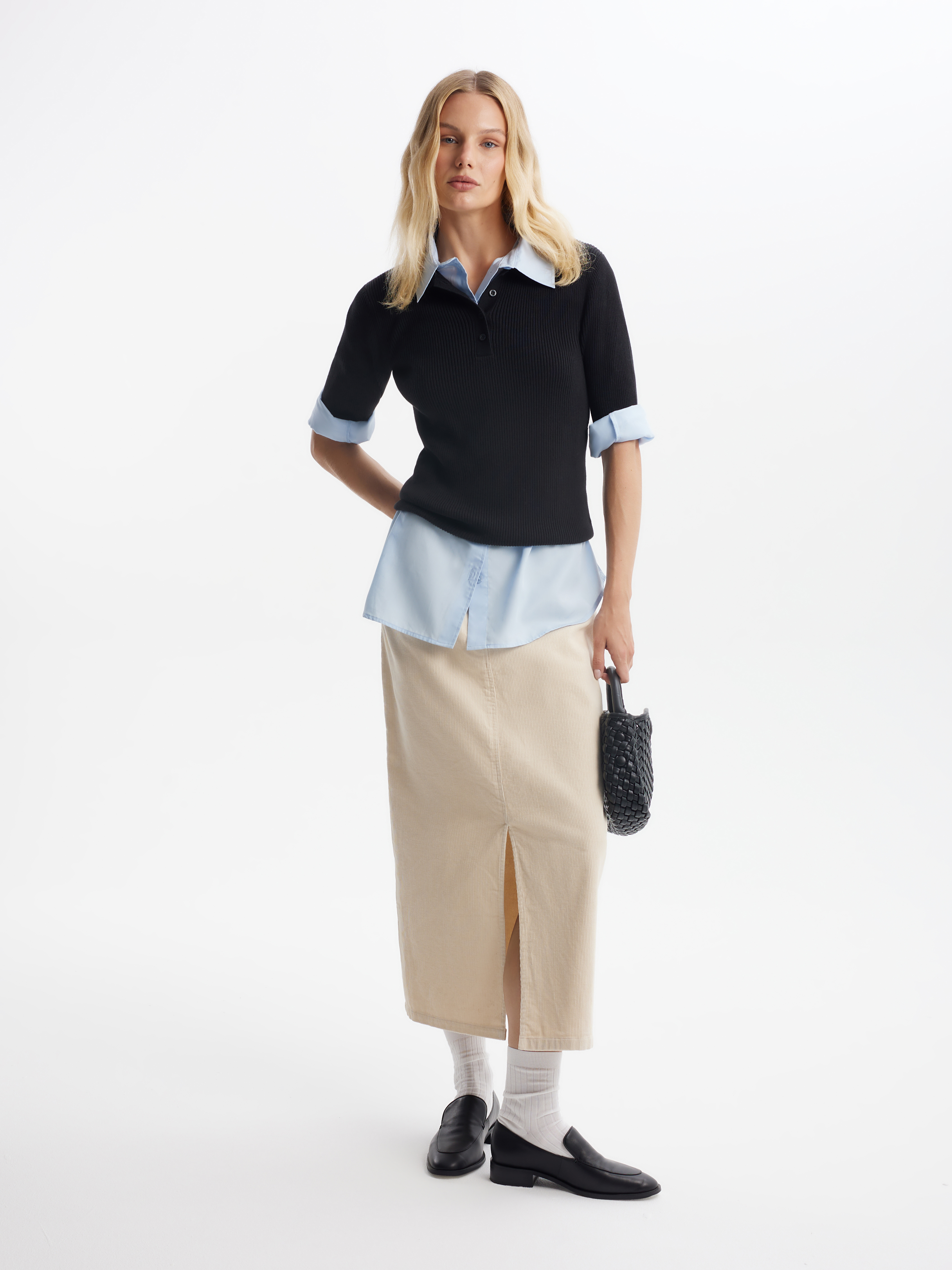 Джемпер-поло с коротким рукавом, фотография 2