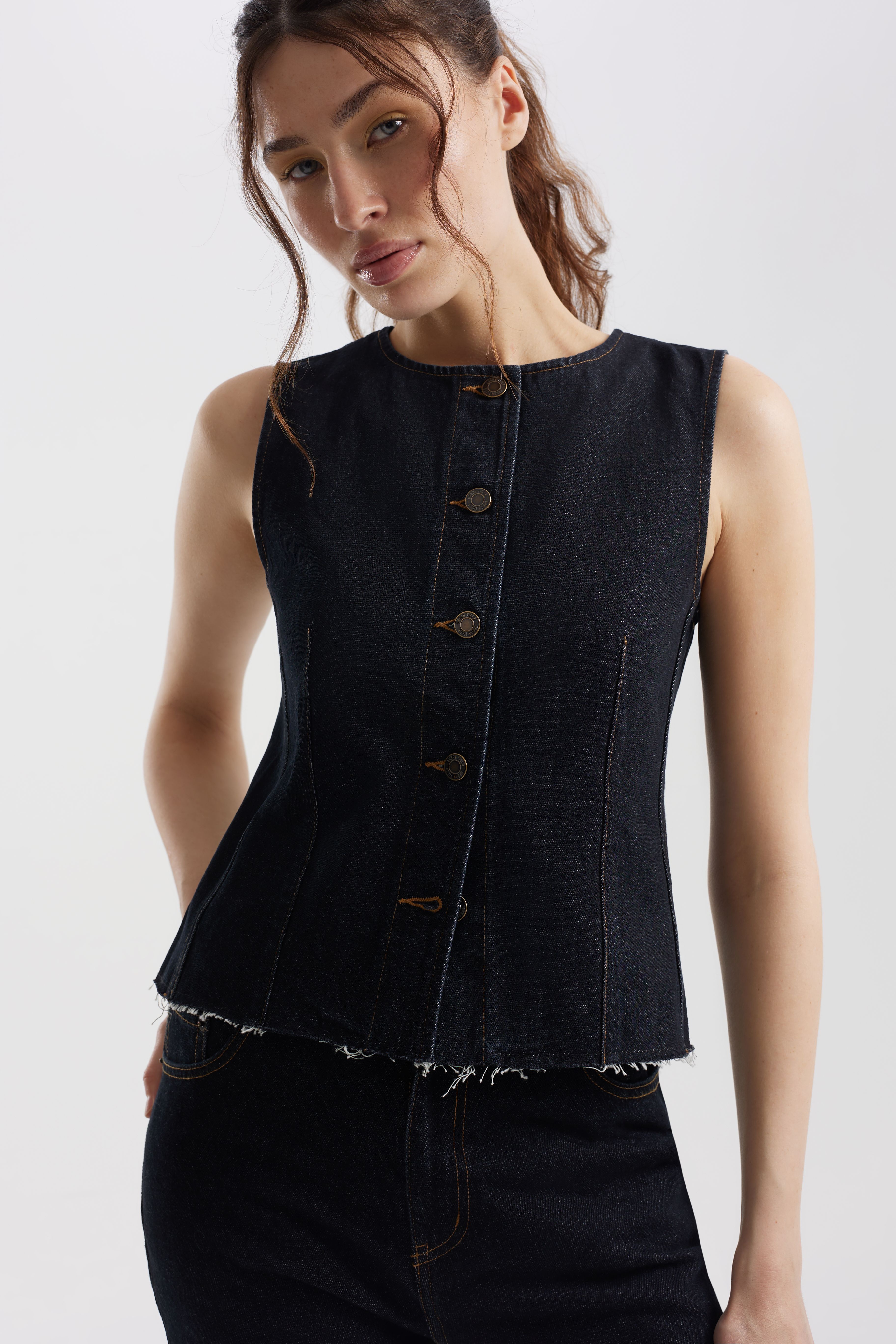 Жилет dark denim, фото 1