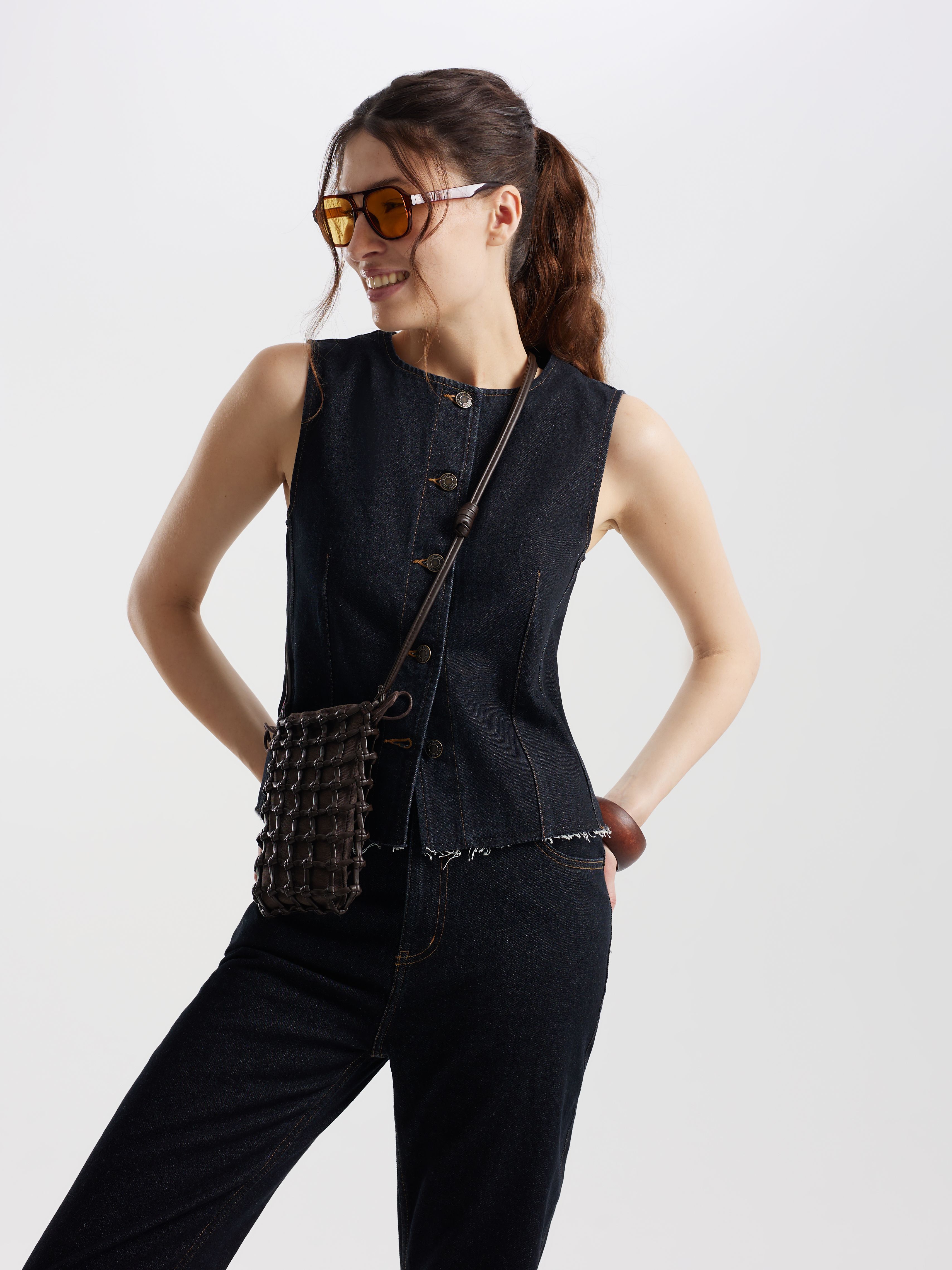 Жилет dark denim, фотография 3