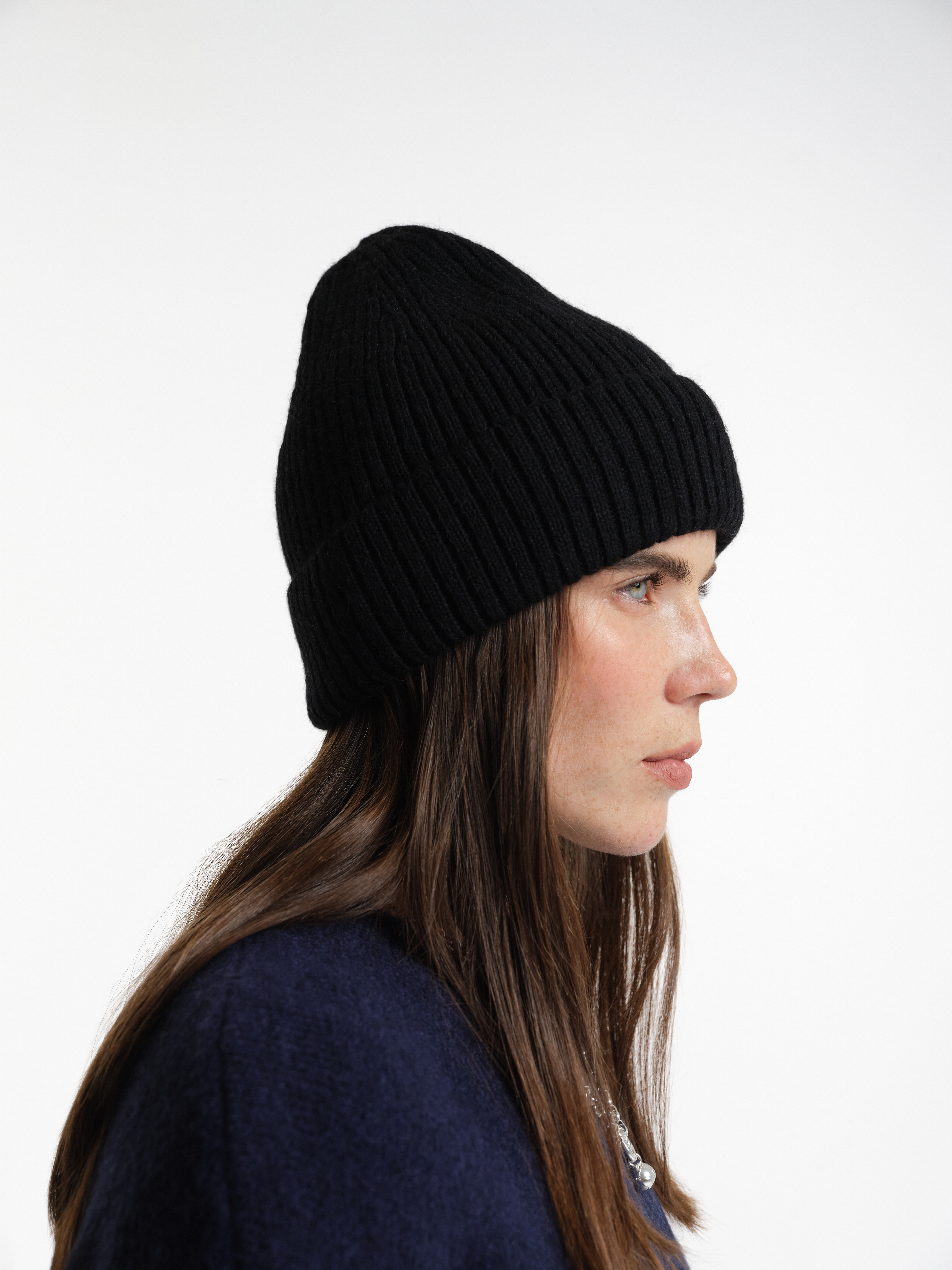 Шапка бини с добавлением шерсти альпаки, фото 2