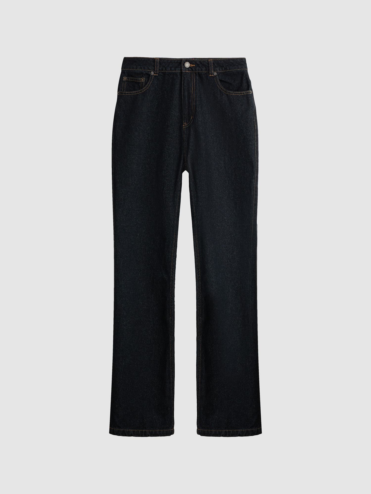 Джинсы-клеш dark denim, фото 6