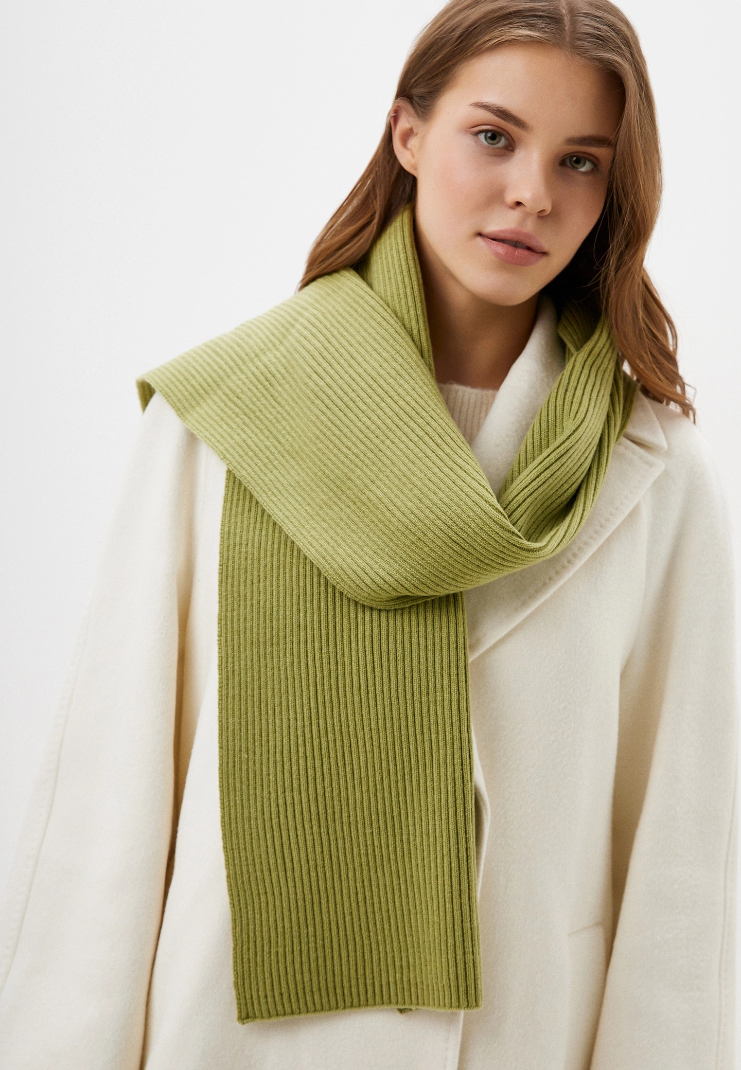 Вязаный шерстяной шарф, фото 1