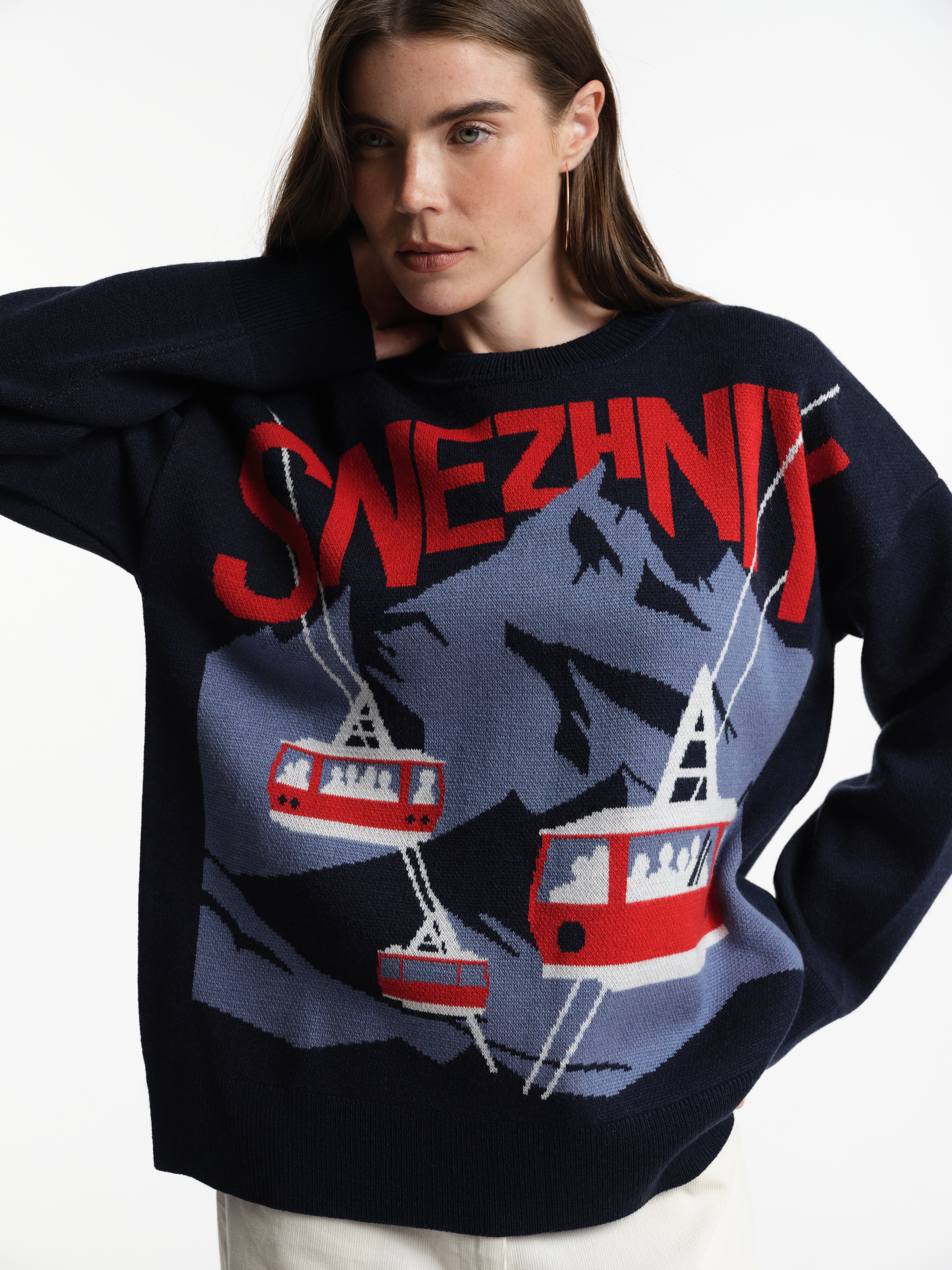 Свитер с шерстью Snezhniy, фото 4