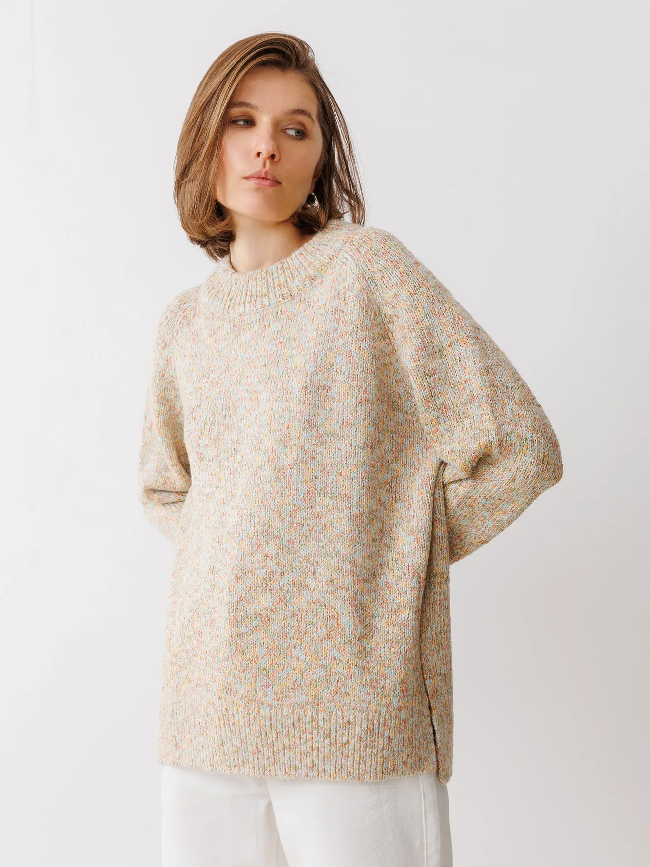 Джемпер из вязаного трикотажа