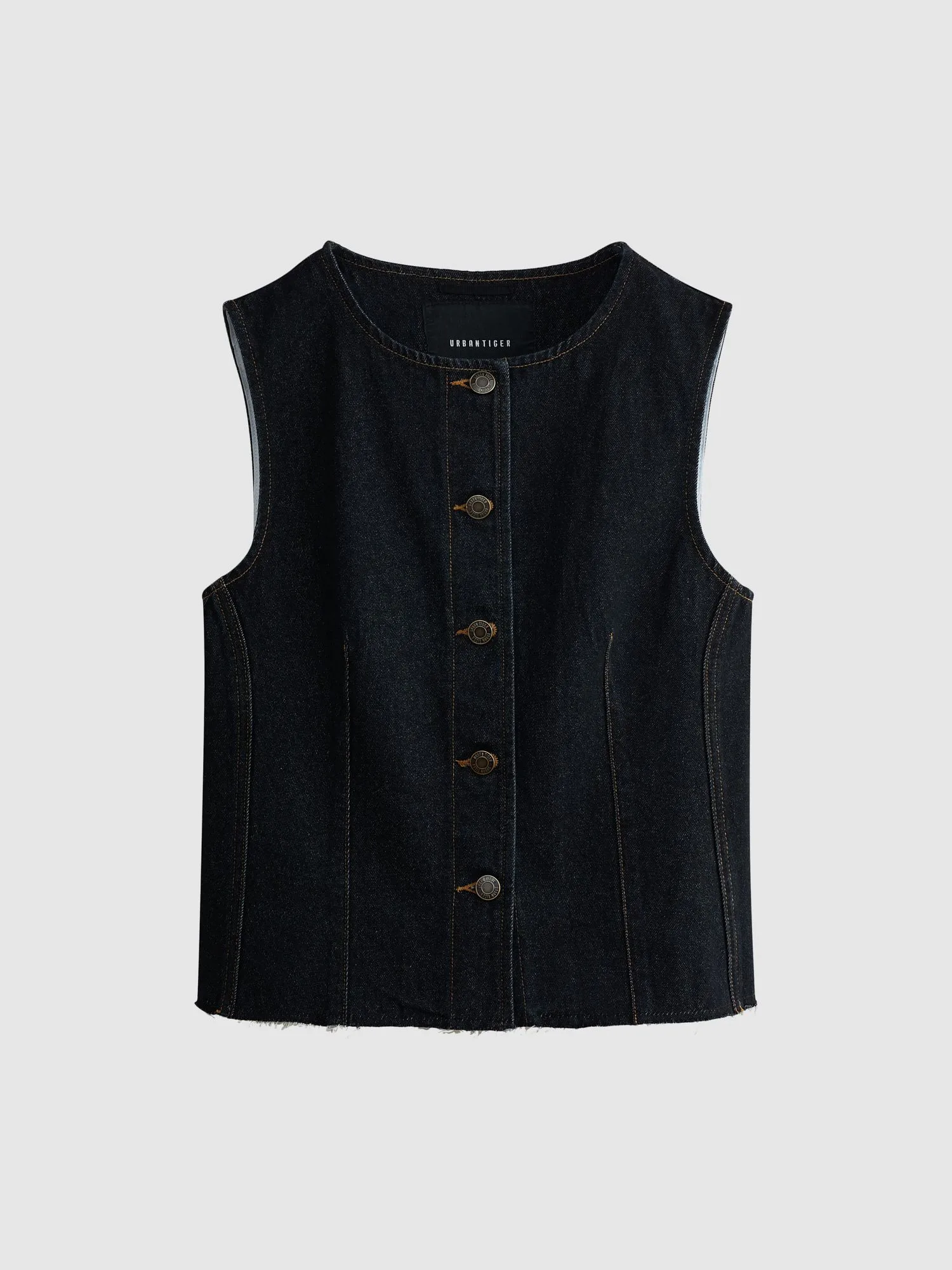 Жилет dark denim, фотография 5
