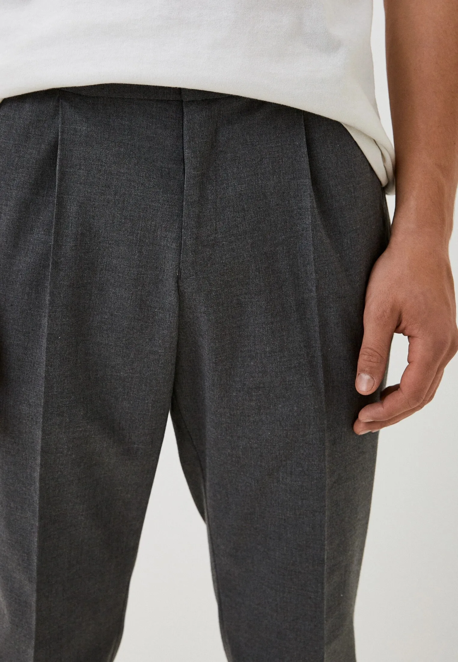 изображение прямые брюки из поливискозы