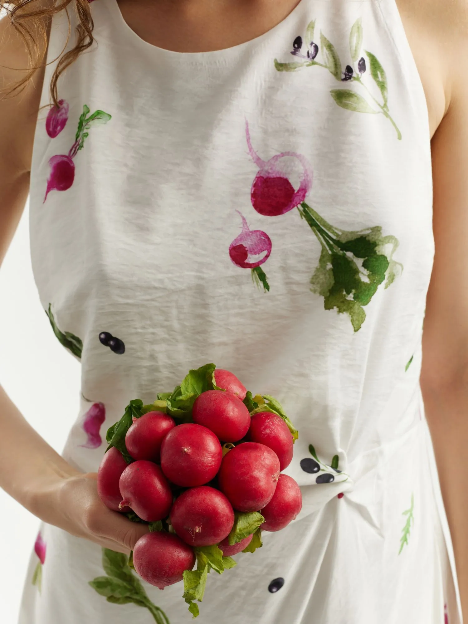 Платье vegetable print из 100% вискозы, фото 6