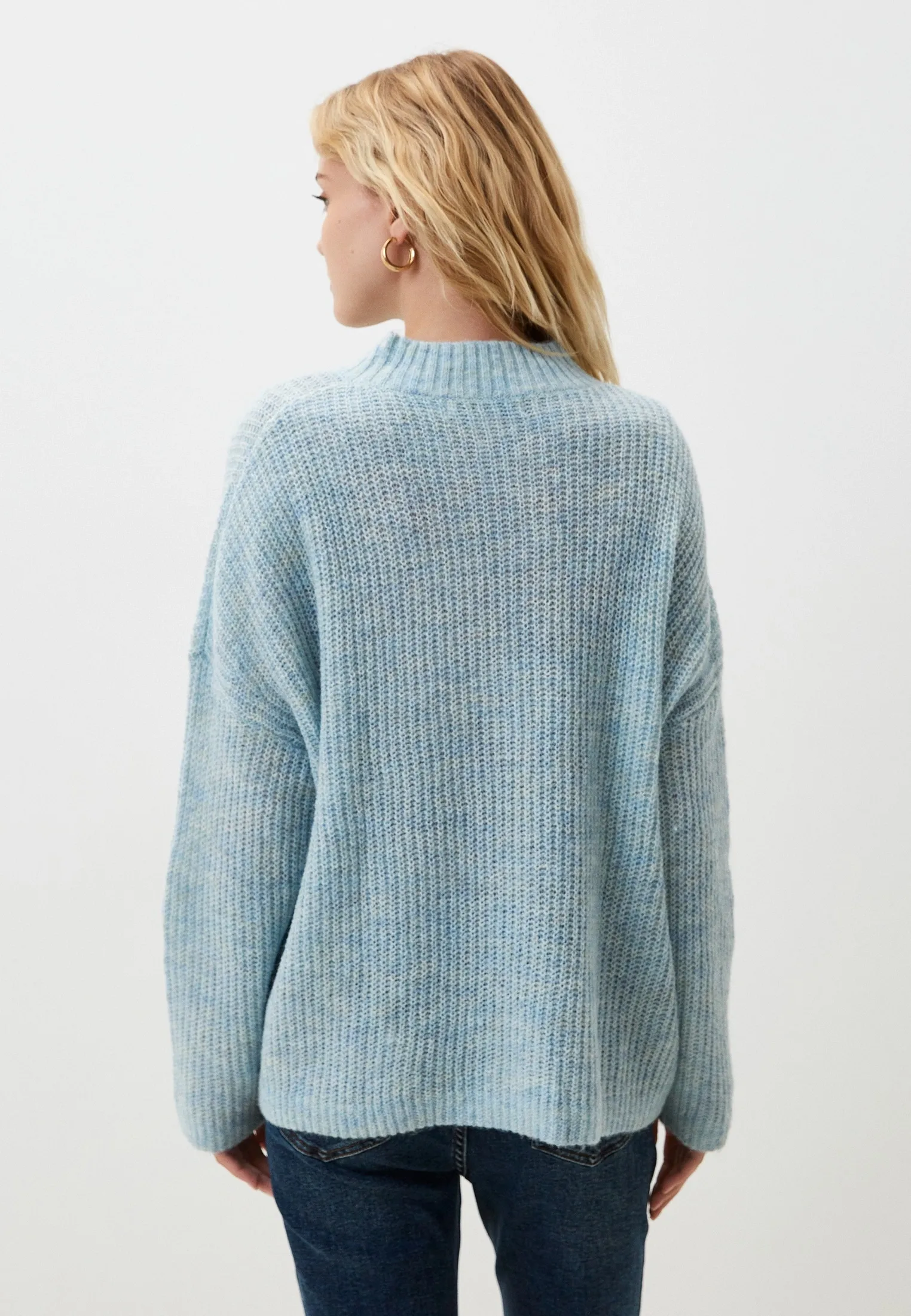 Джемпер baby mohair в голубом  цвете UT x LAMODA, фото 3